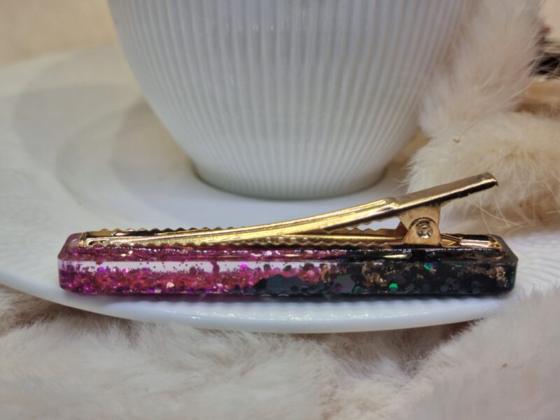 Barrette Cheveux Rectangle en Résine – Style, Couleurs & Éclat ✨ – Image 2