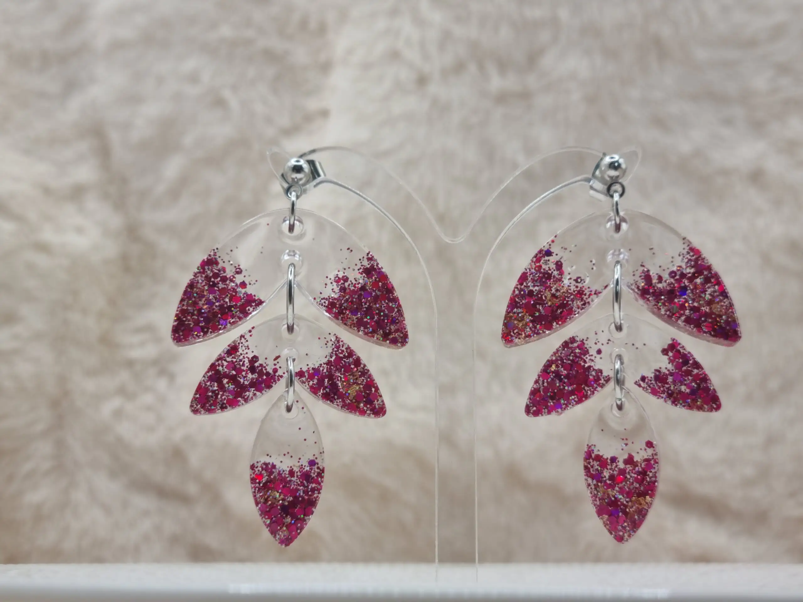 💫 Boucles d’oreilles pendantes articulées – L'élégance en mouvement ! 💫 – Image 6