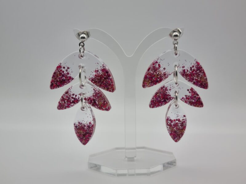 💫 Boucles d’oreilles pendantes articulées – L'élégance en mouvement ! 💫 – Image 2