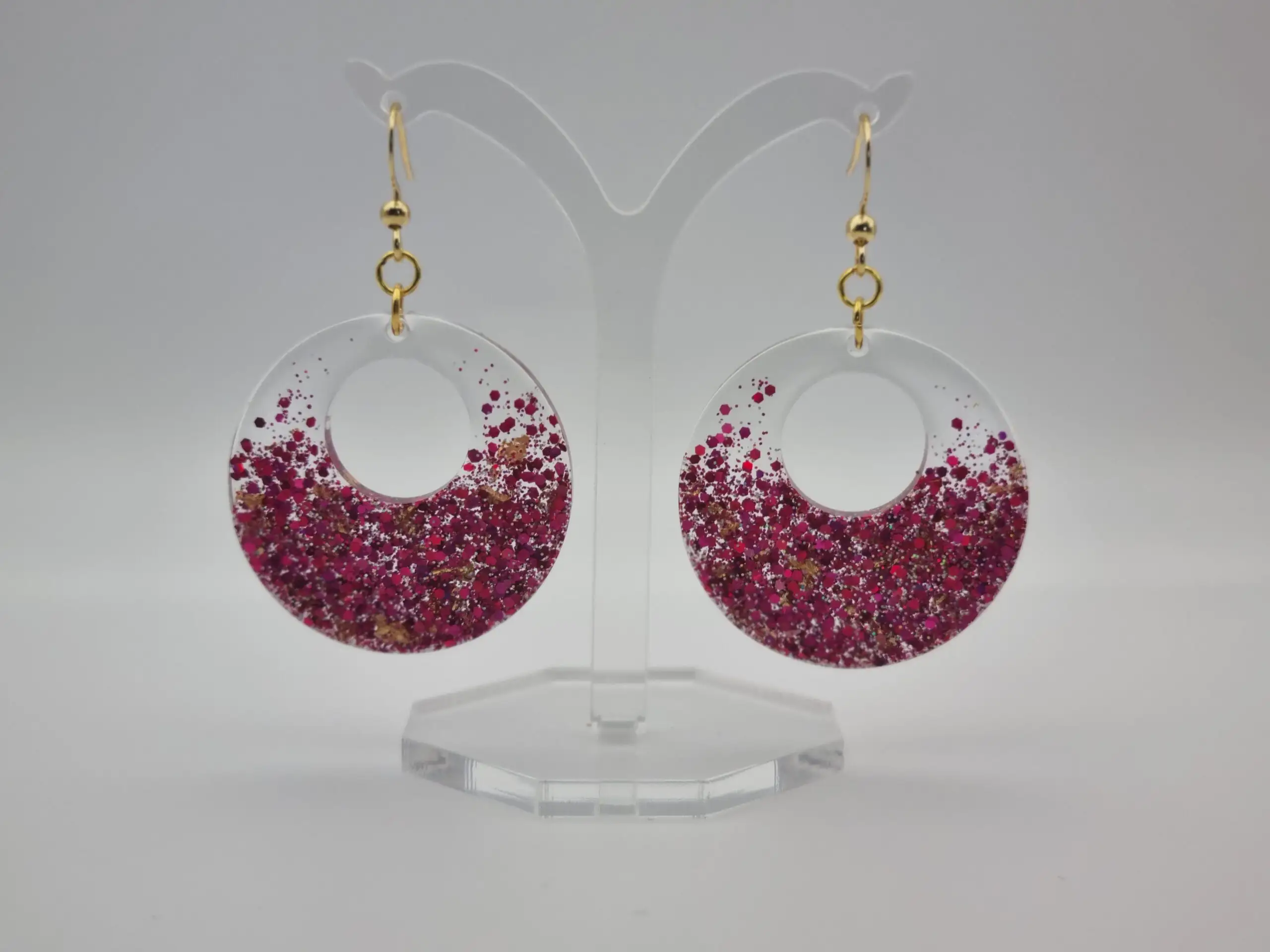 ✨ Boucles d’Oreilles Rondes Ajourées – Élégance et Légèreté au Quotidien 🌸 – Image 3