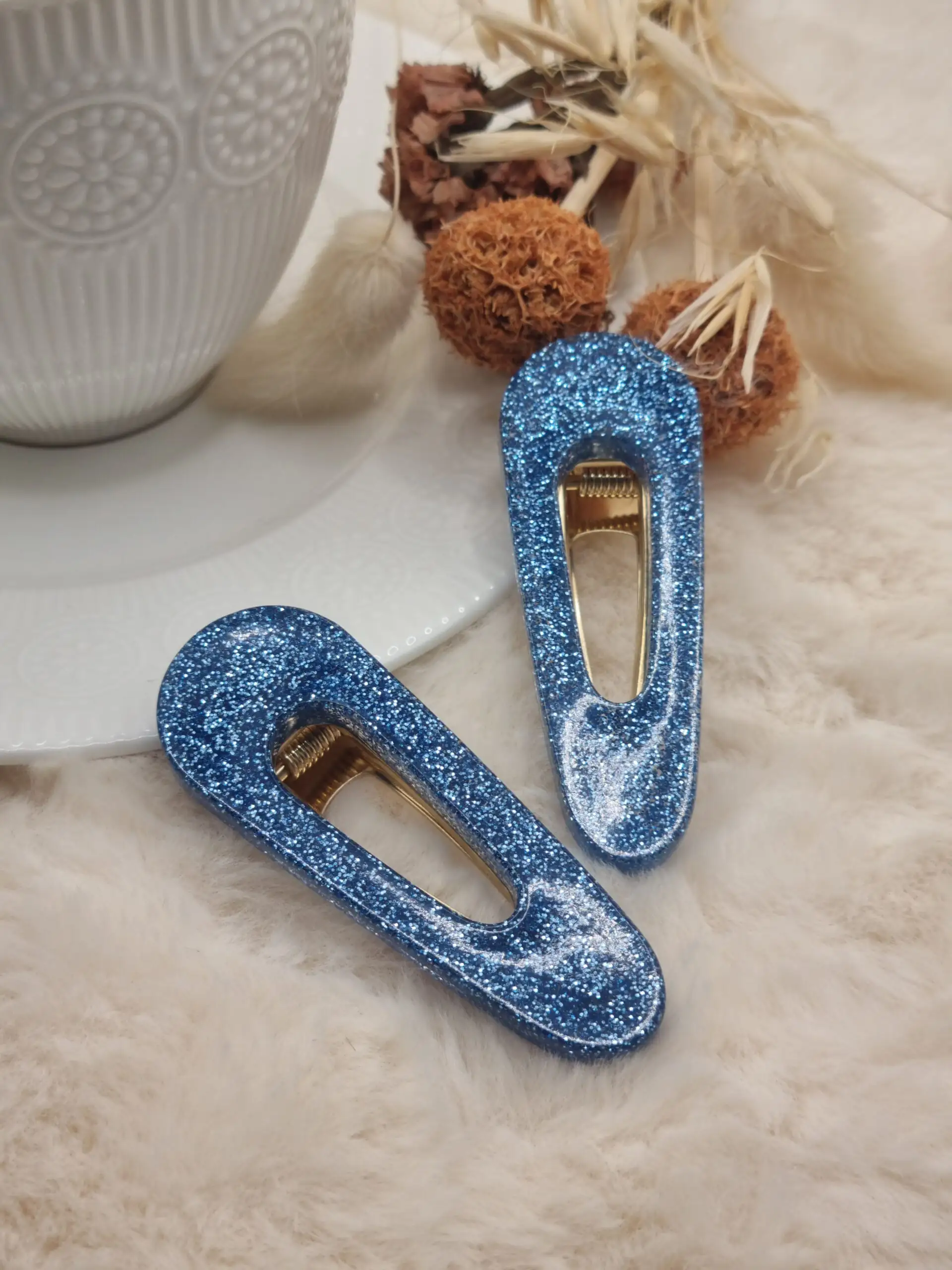 ✨ Barrette Cheveux Triangle Arrondie