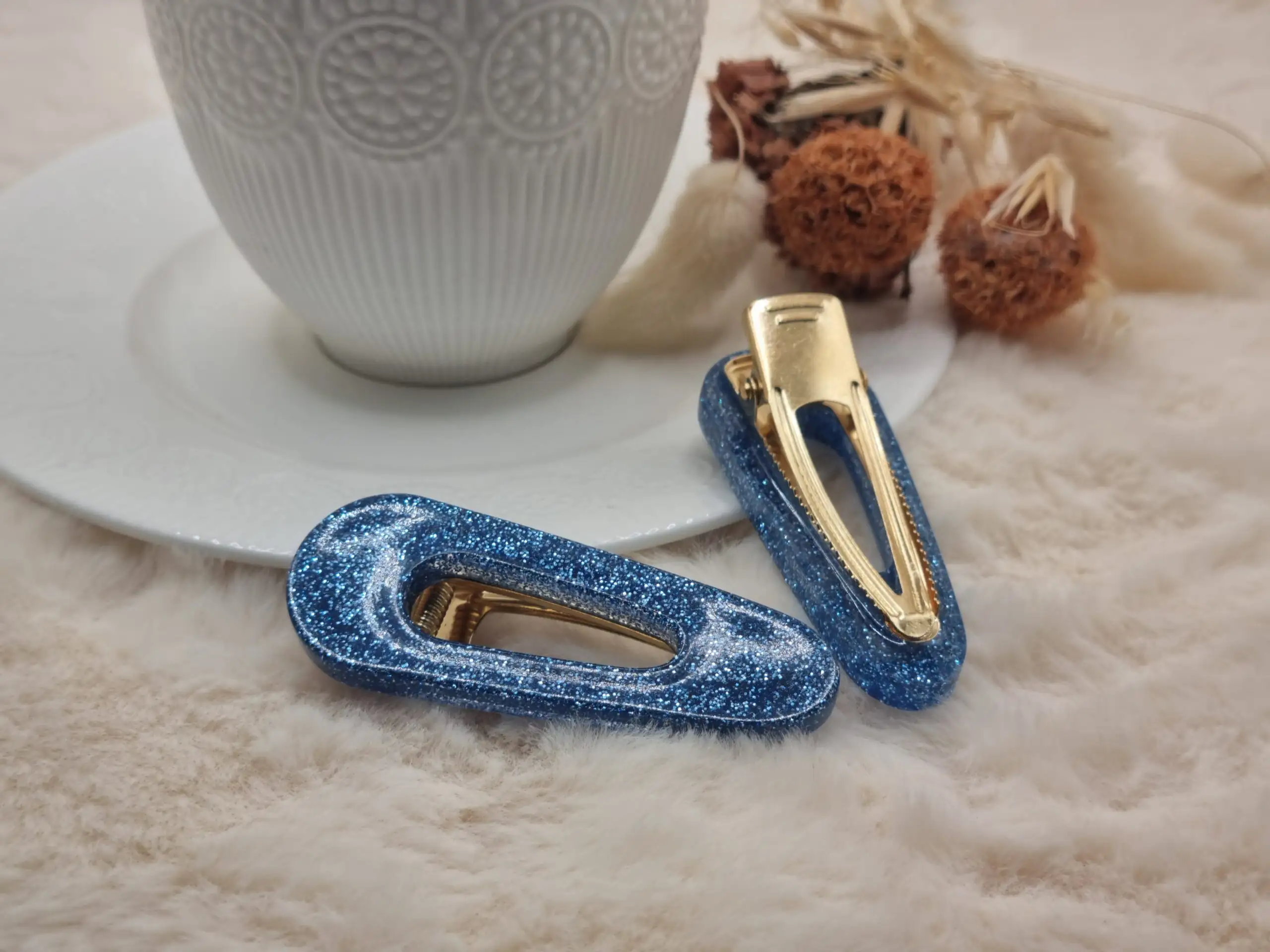 ✨ Barrette Cheveux Triangle Arrondie – Image 2