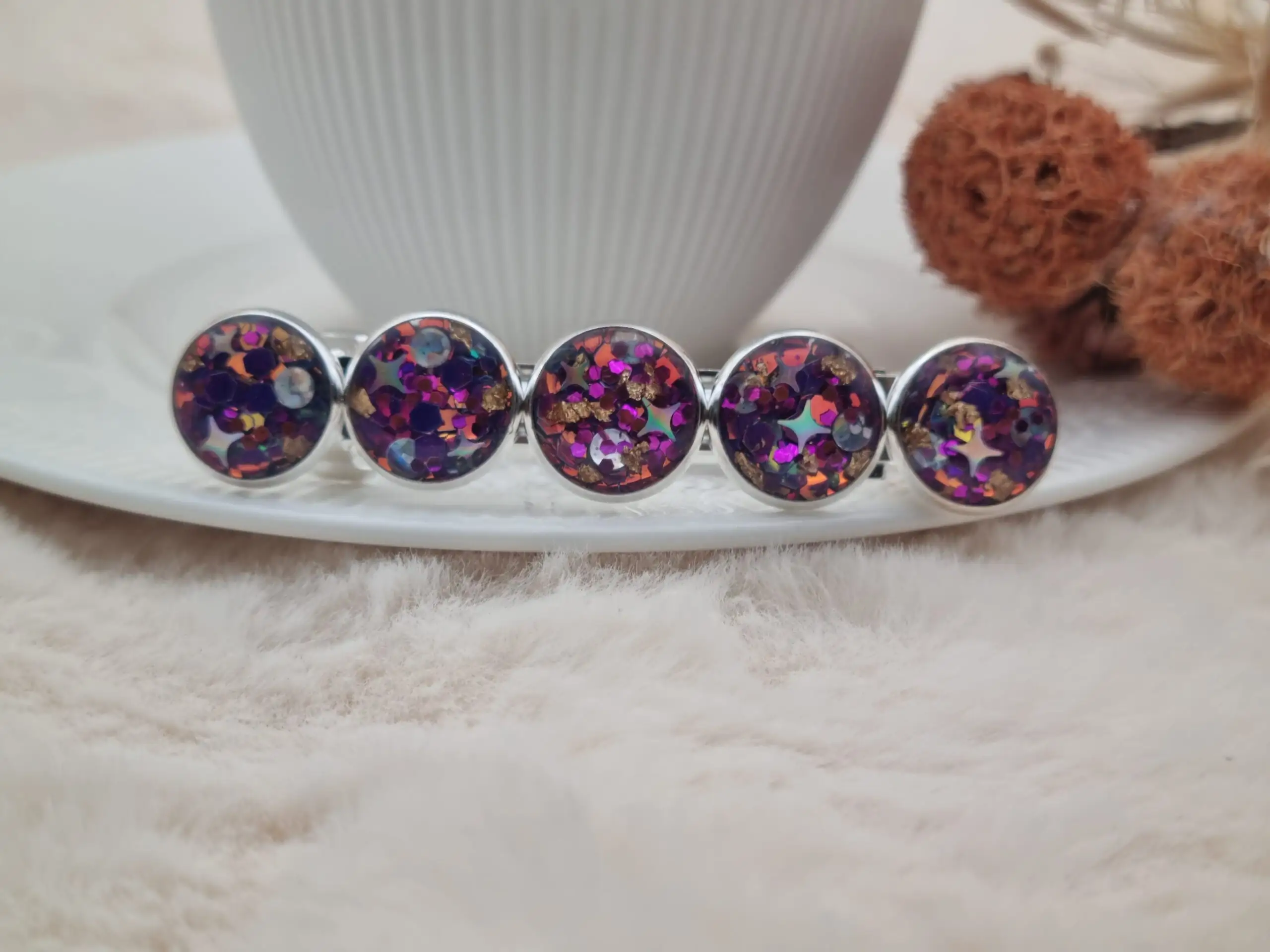 🌟 Barrette 5 Ronds - Un Accessoire Élégant pour Sublimer Votre Coiffure 🌟 – Image 3