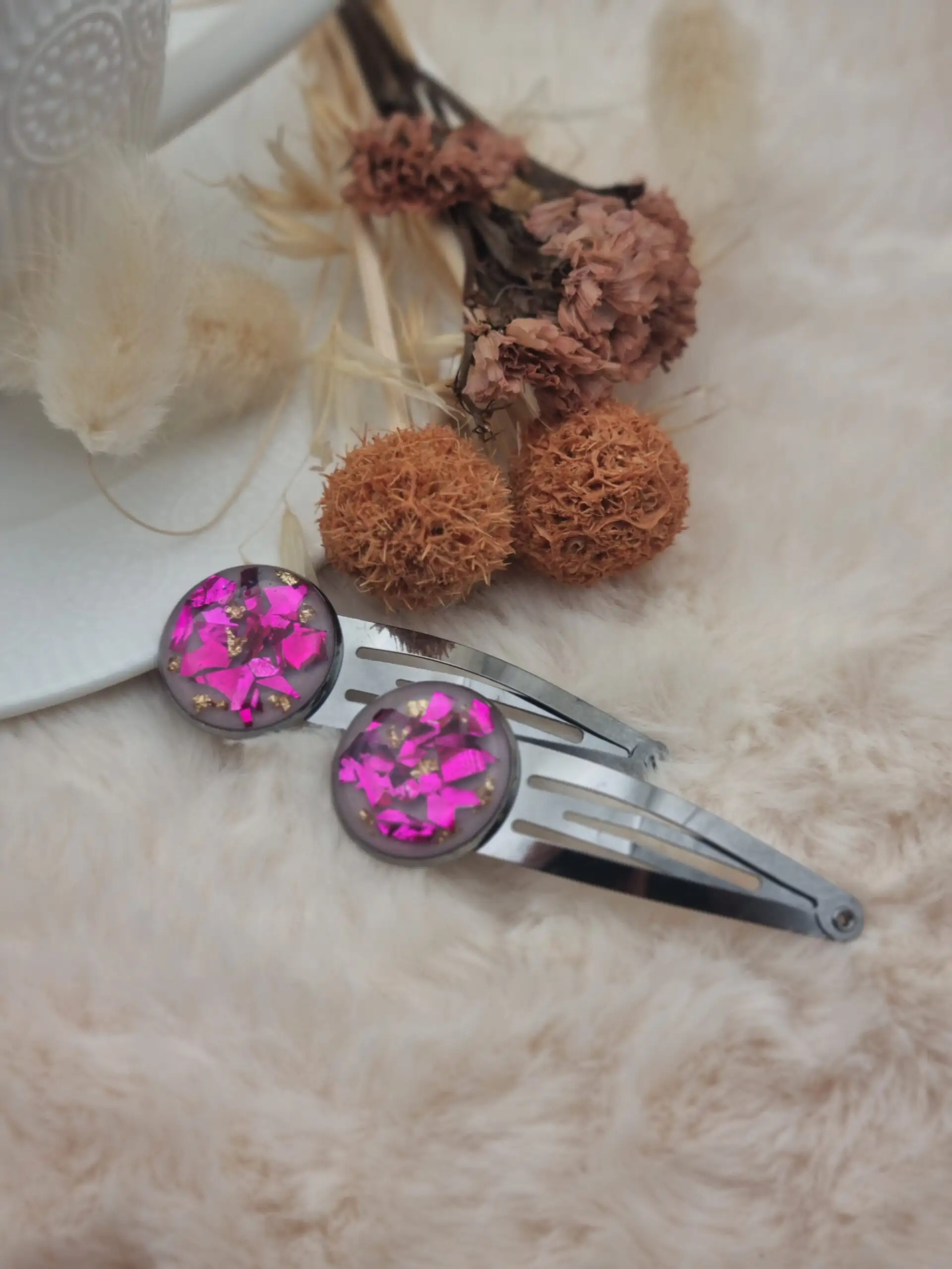 🌈 Barrettes - Grands Clips en Résine x2 🌈 – Image 2