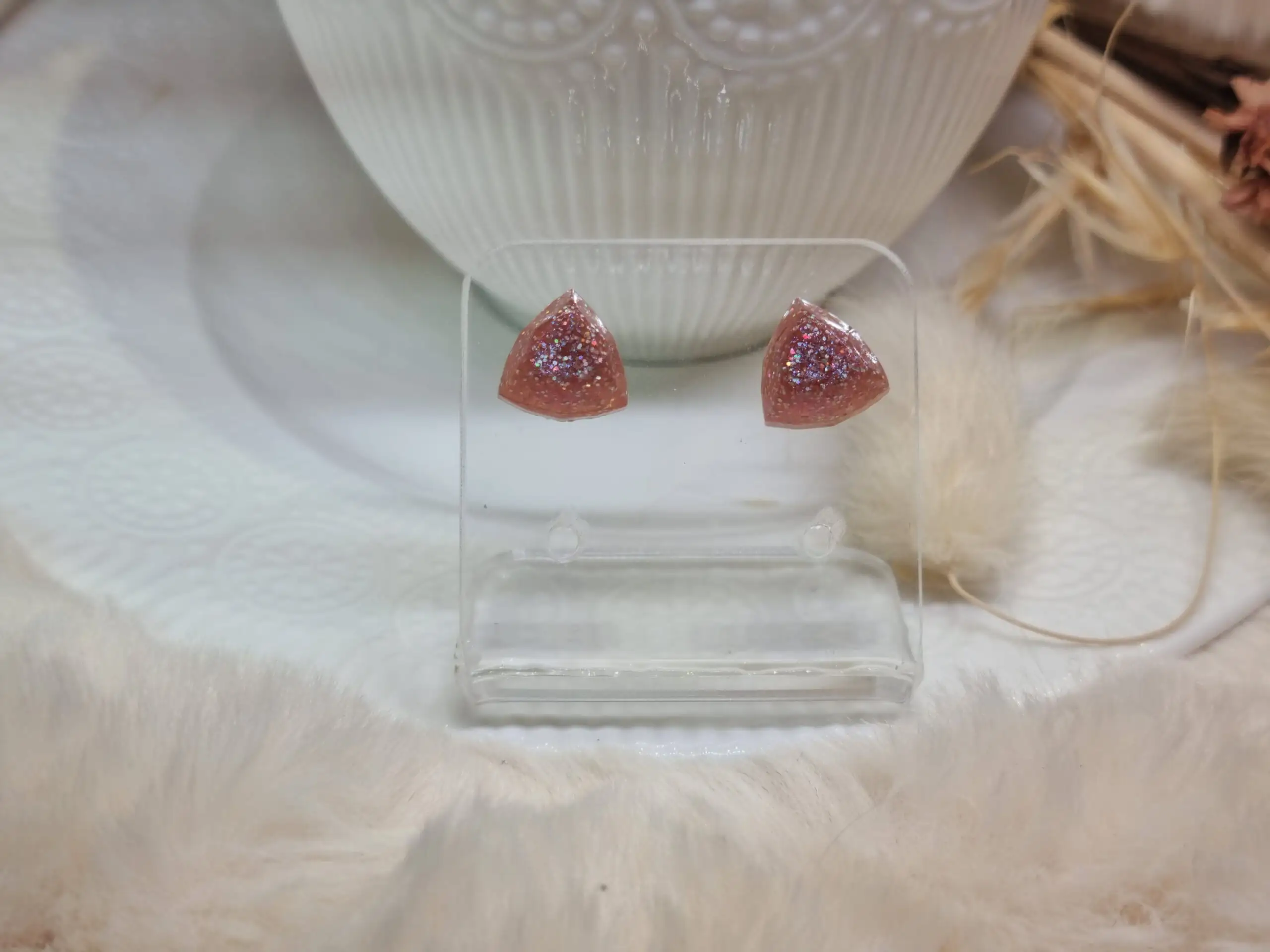 🌟 Puces d’oreilles à facettes - Élégance discrète 🌟
