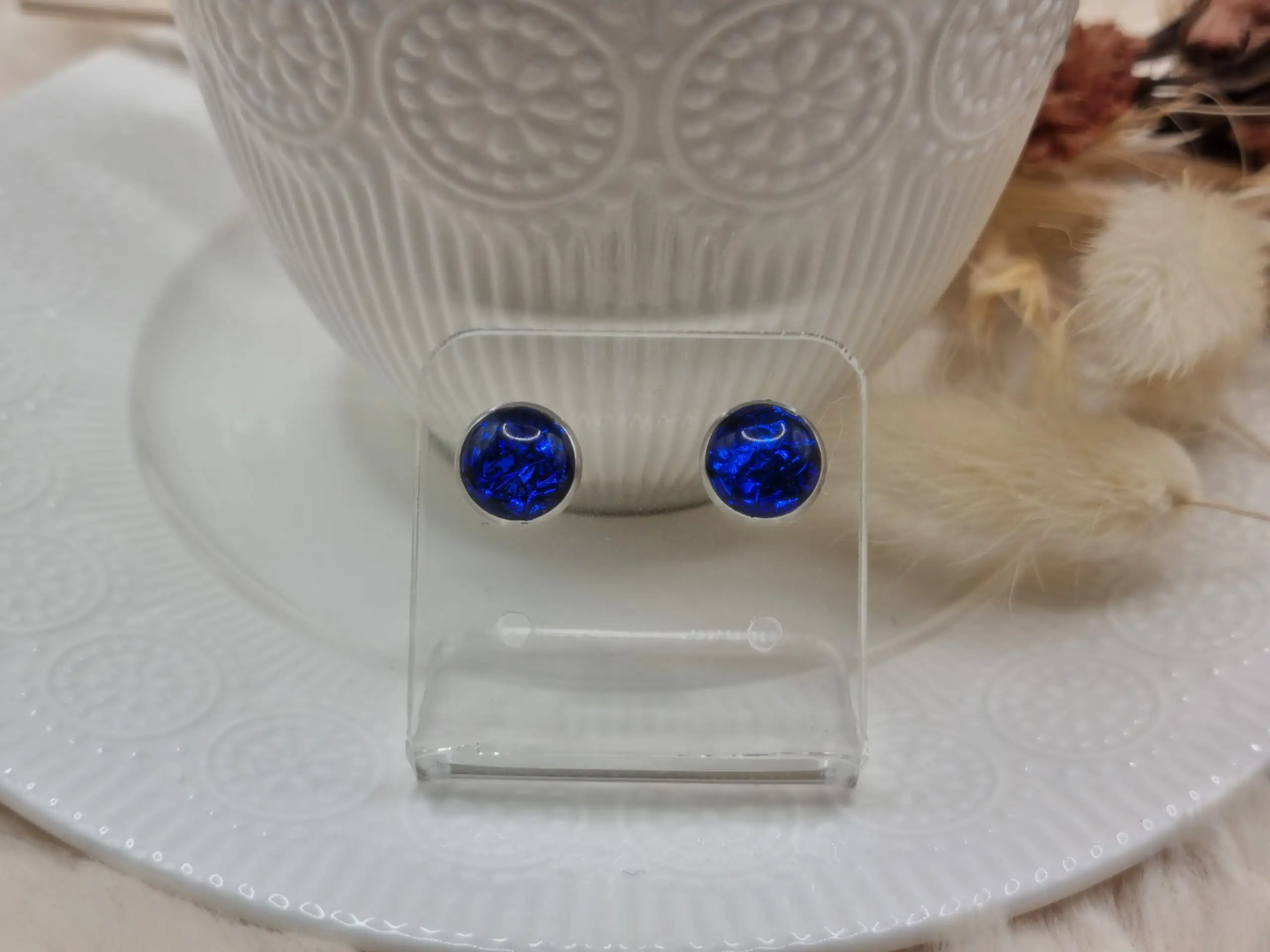 ✨ Boucles d'oreilles Cabochons - L'élégance discrète à porter au quotidien ! ✨ – Image 2