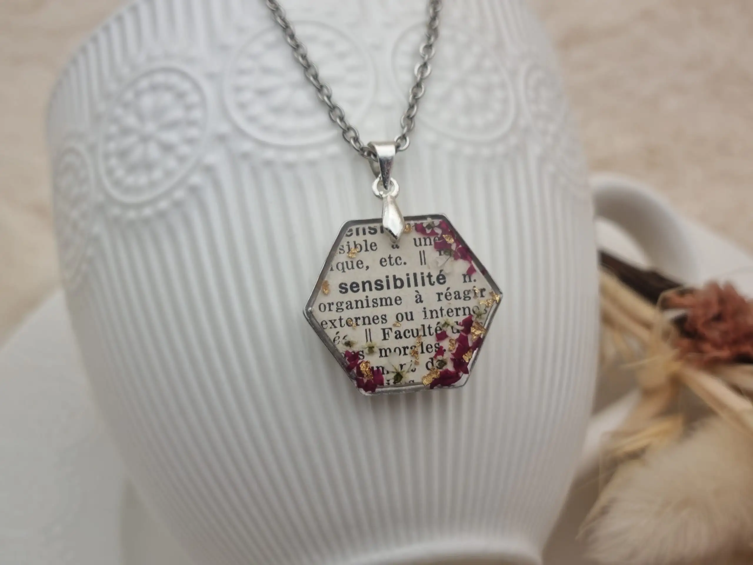 🌸 Pendentifs Poétiques - Mots Doux - Sensibilité 🌸