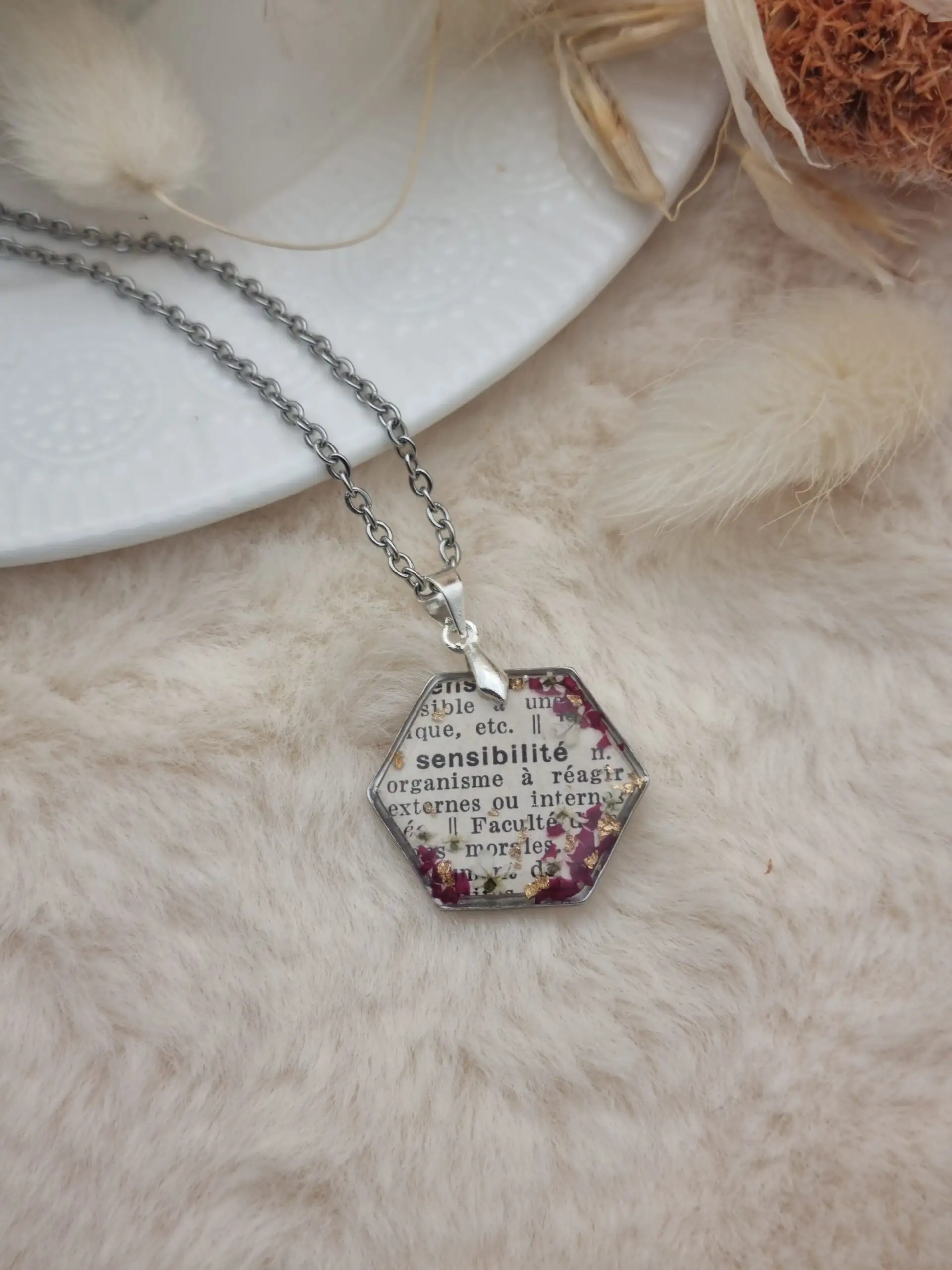 🌸 Pendentifs Poétiques - Mots Doux - Sensibilité 🌸 – Image 3