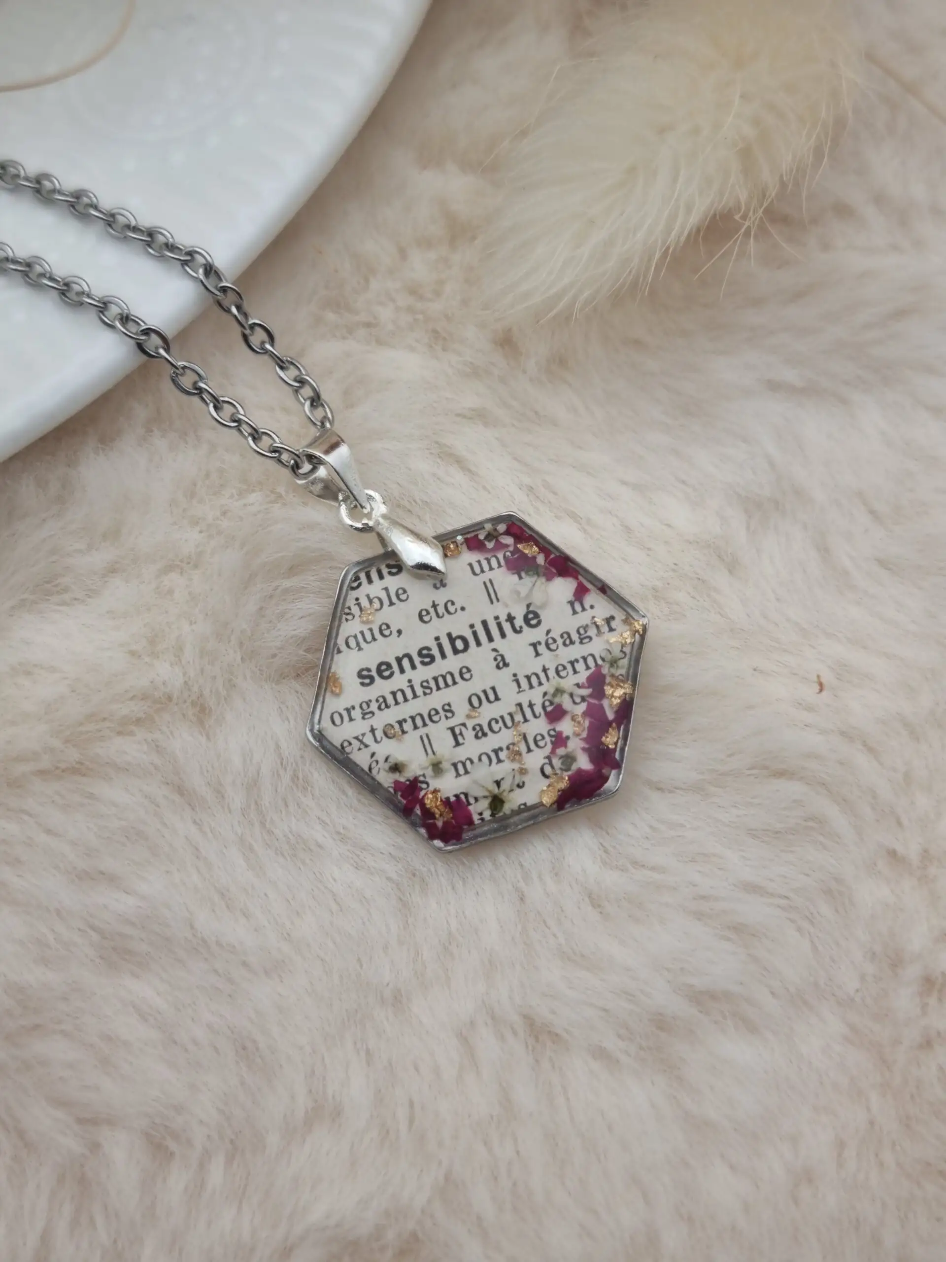 🌸 Pendentifs Poétiques - Mots Doux - Sensibilité 🌸 – Image 2