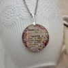 🌸 Pendentifs Poétiques - Mots Doux - Famille 🌸