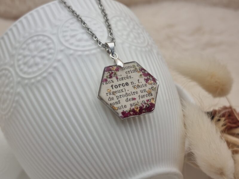 🌸 Pendentifs Poétiques - Mots Doux - Force 🌸 – Image 3