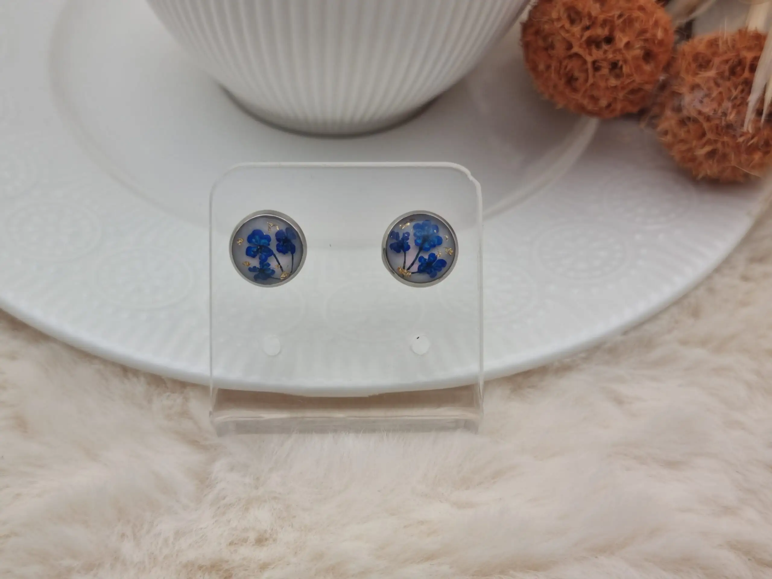 ✨ Boucles d'oreilles Cabochons - L'élégance discrète à porter au quotidien ! ✨ – Image 2