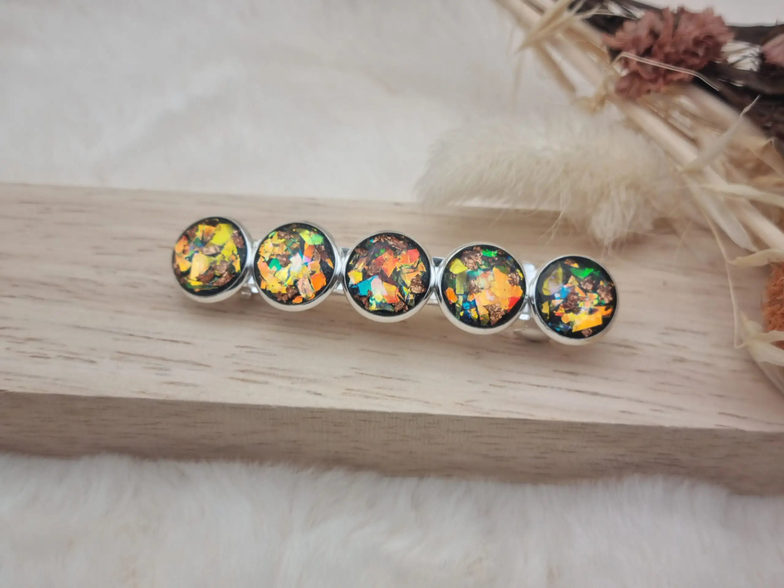 🌟 Barrette 5 Ronds - Un Accessoire Élégant pour Sublimer Votre Coiffure 🌟 – Image 3