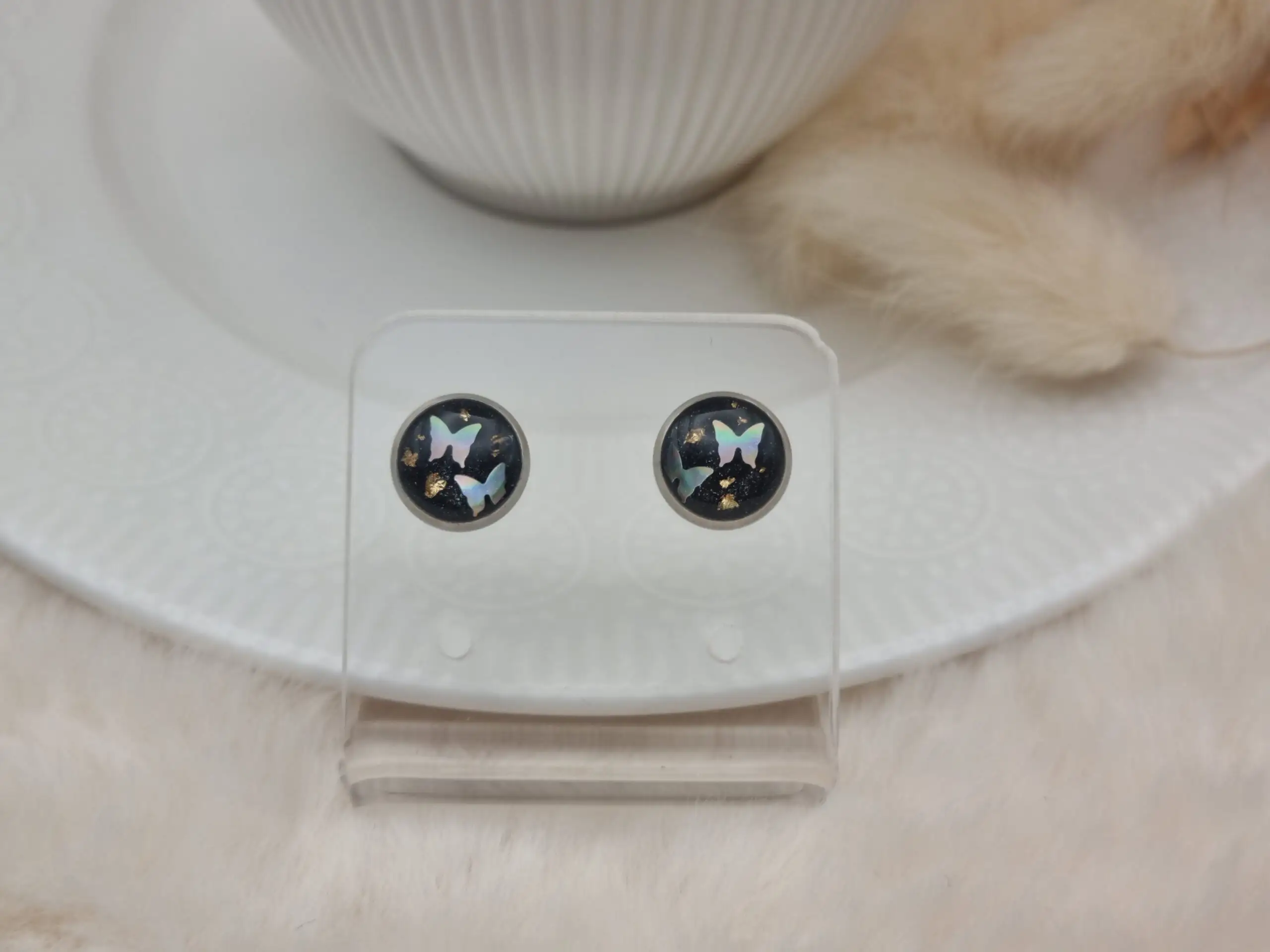 ✨ Boucles d'oreilles Cabochons - L'élégance discrète à porter au quotidien ! ✨ – Image 3