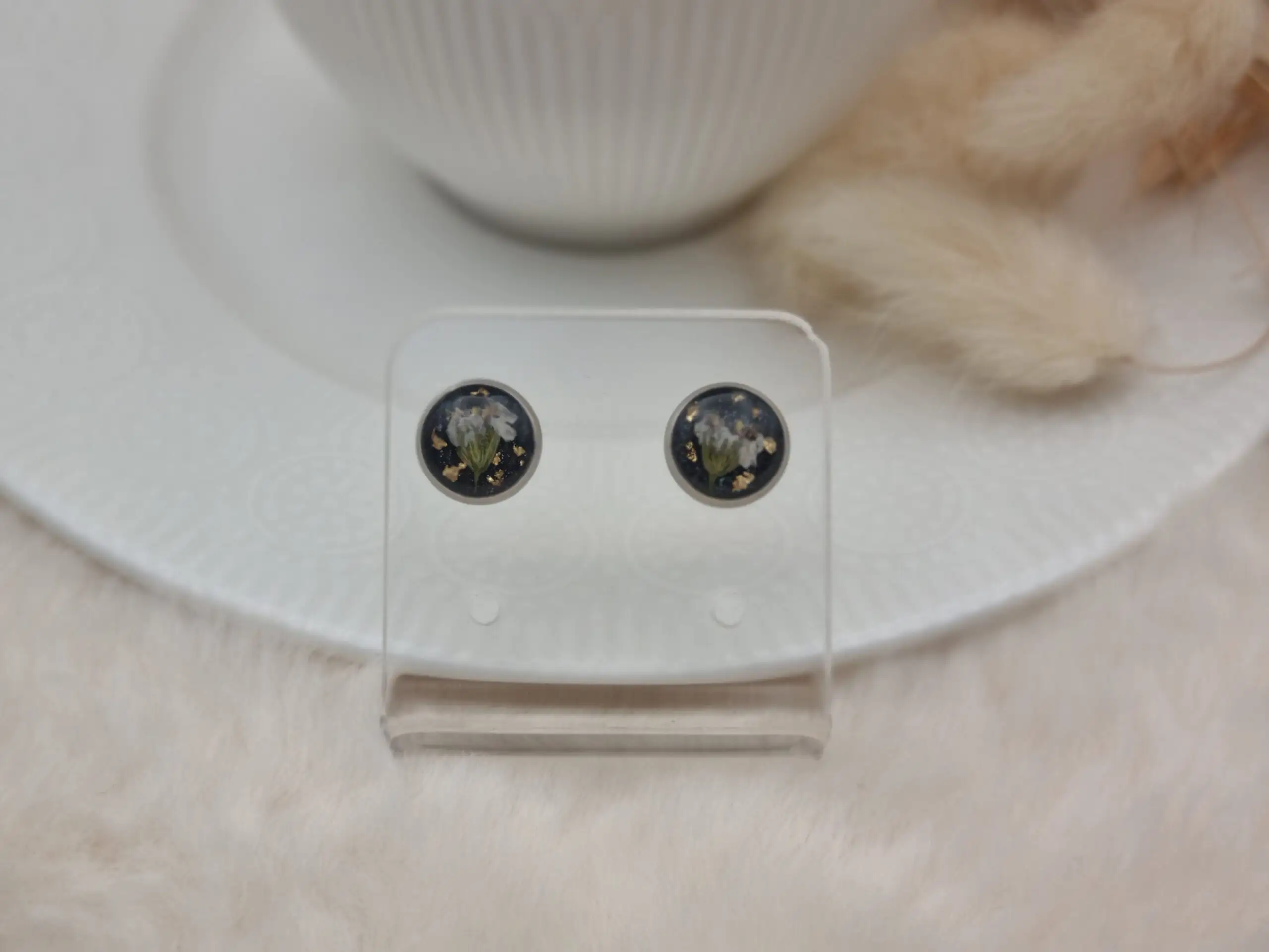 ✨ Boucles d'oreilles Cabochons - L'élégance discrète à porter au quotidien ! ✨ – Image 3