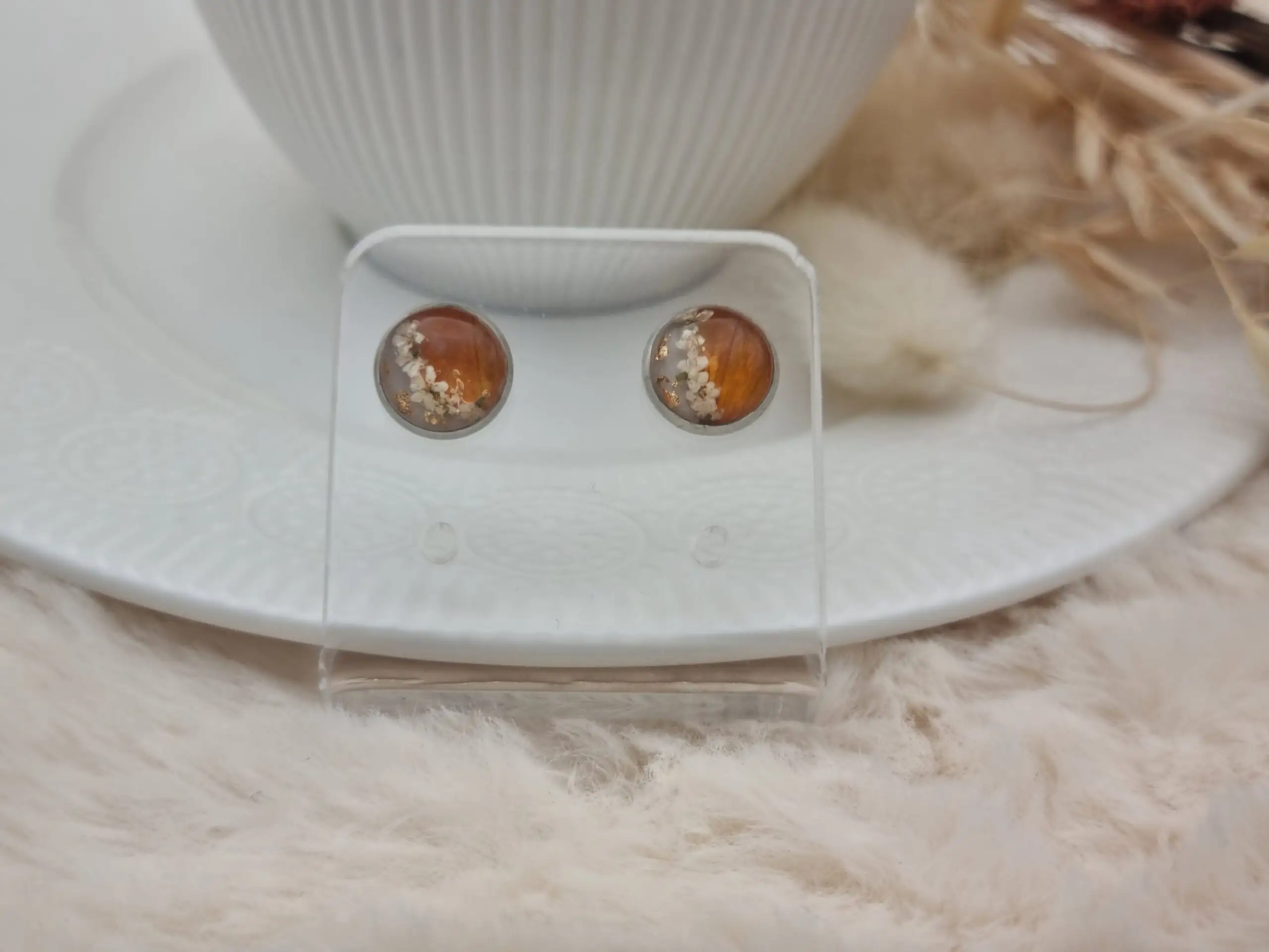 ✨ Boucles d'oreilles Cabochons - L'élégance discrète à porter au quotidien ! ✨ – Image 2