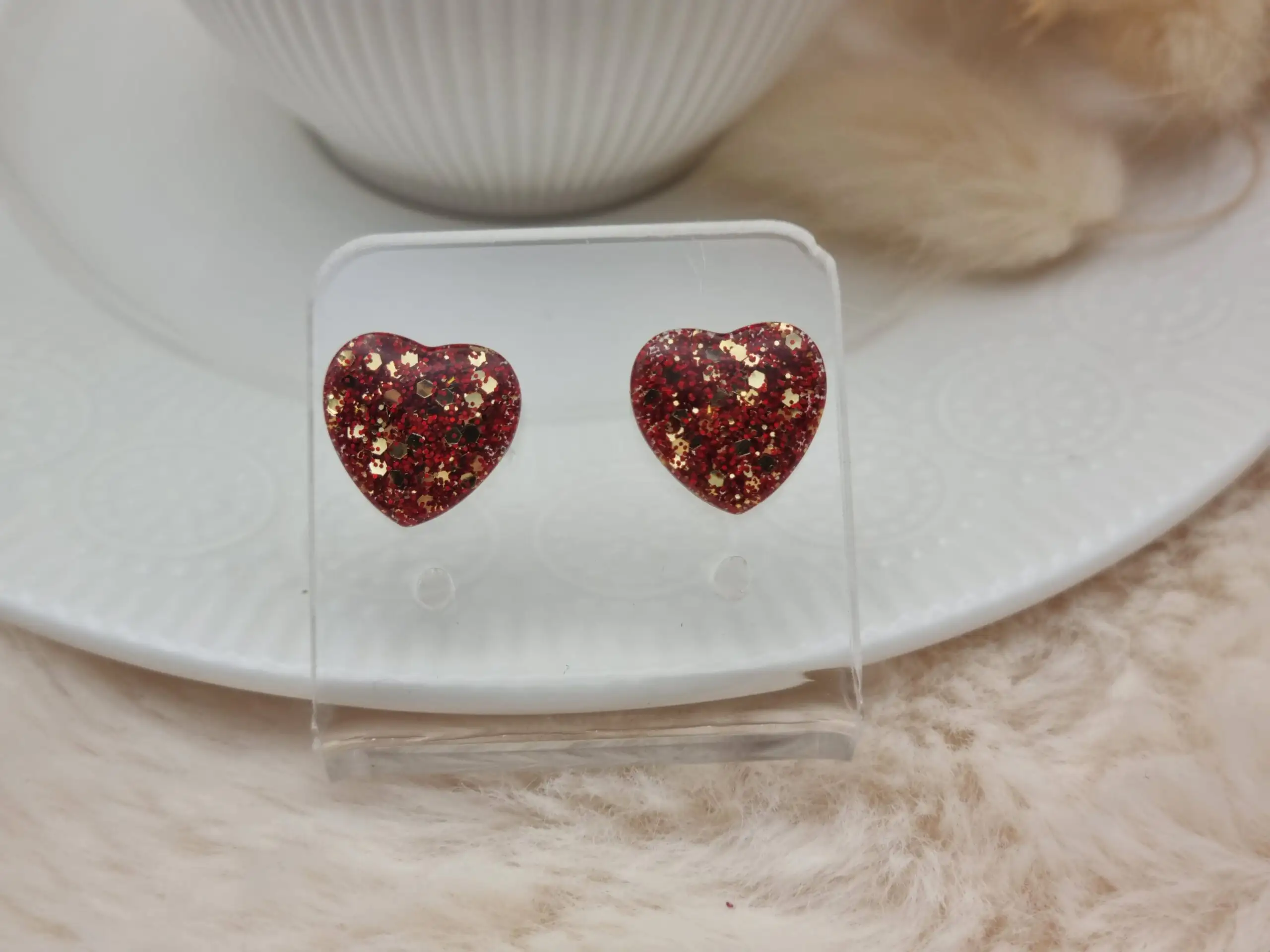 💖 Puces d'oreilles cœurs – Élégance et légèreté à vos oreilles ! – Image 2
