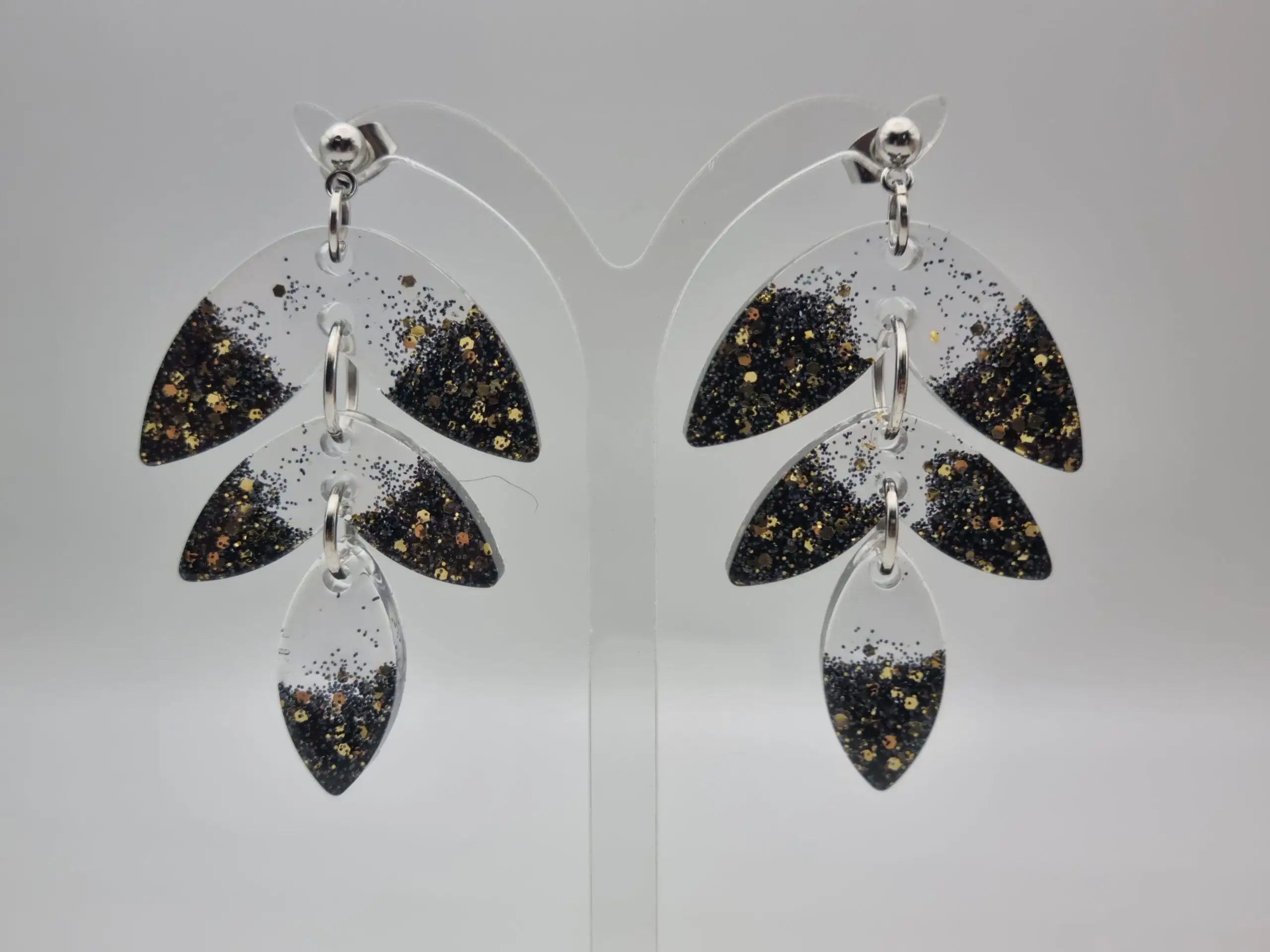 💫 Boucles d’oreilles pendantes articulées – L'élégance en mouvement ! 💫 – Image 2