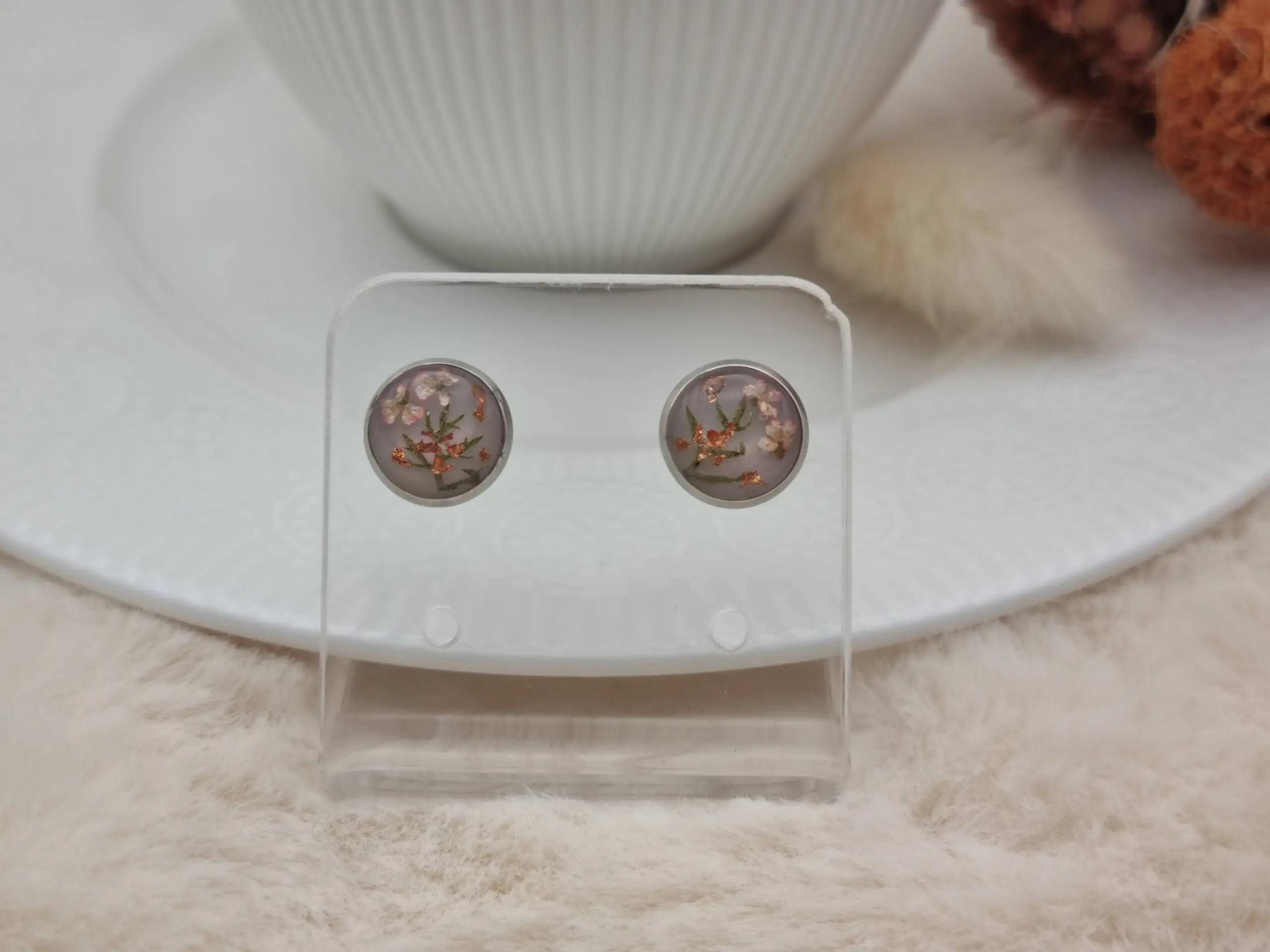 ✨ Boucles d'oreilles Cabochons - L'élégance discrète à porter au quotidien ! ✨ – Image 2