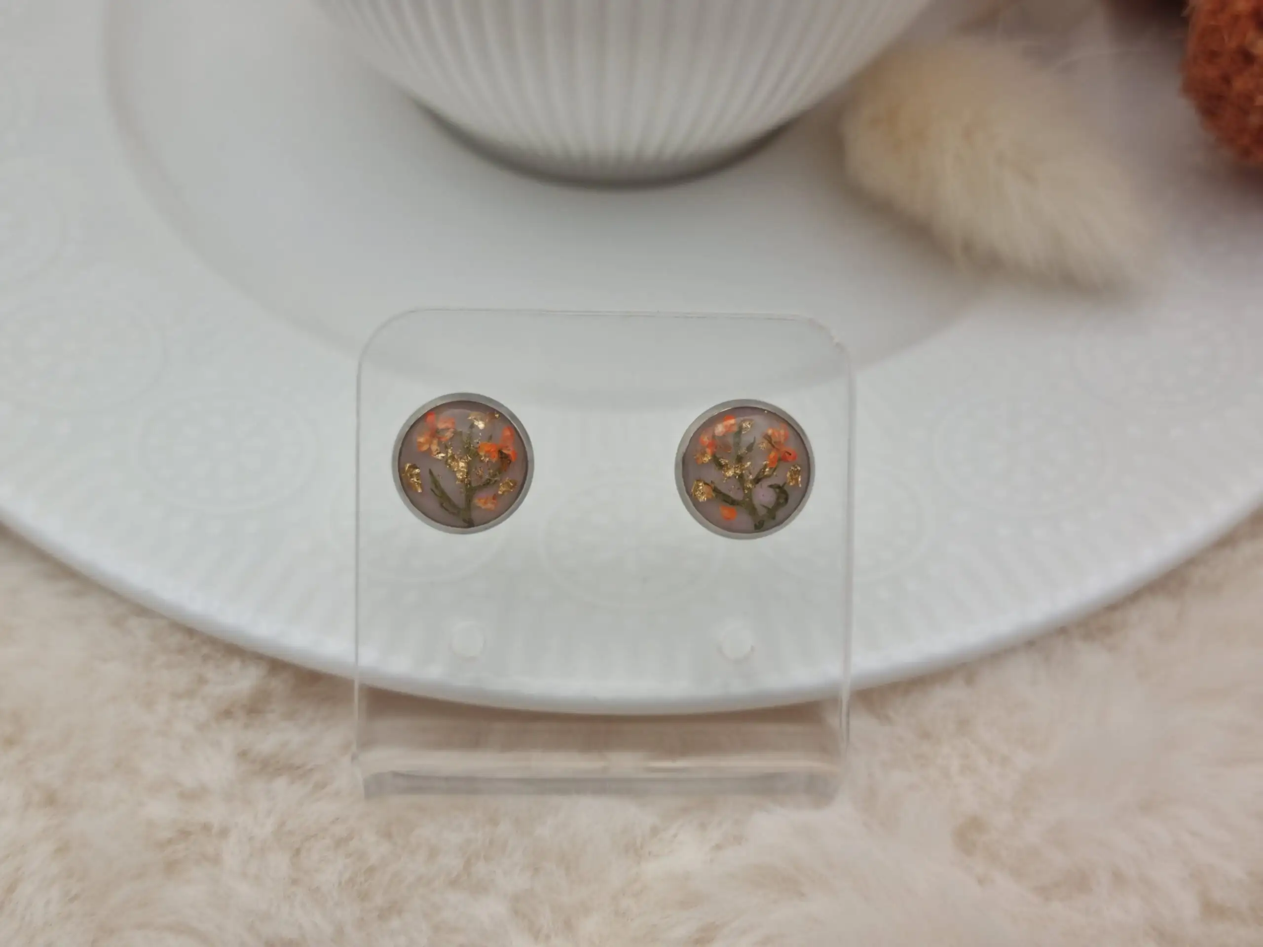 ✨ Boucles d'oreilles Cabochons - L'élégance discrète à porter au quotidien ! ✨ – Image 4