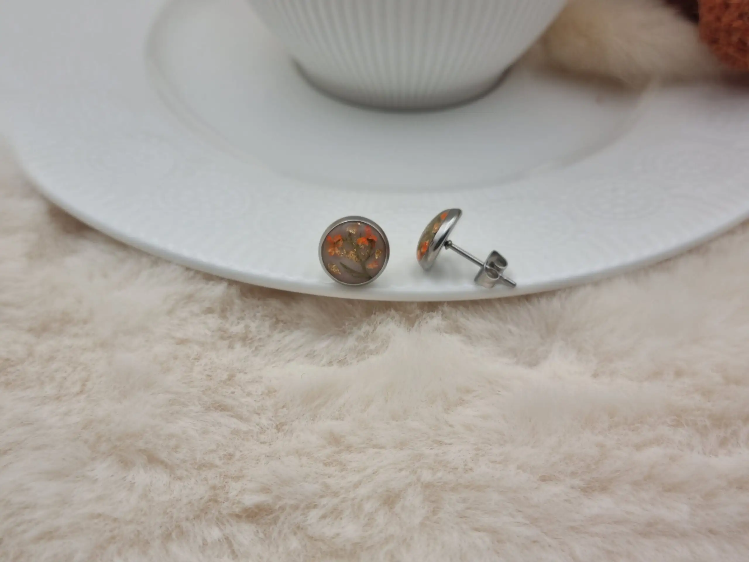 ✨ Boucles d'oreilles Cabochons - L'élégance discrète à porter au quotidien ! ✨ – Image 2