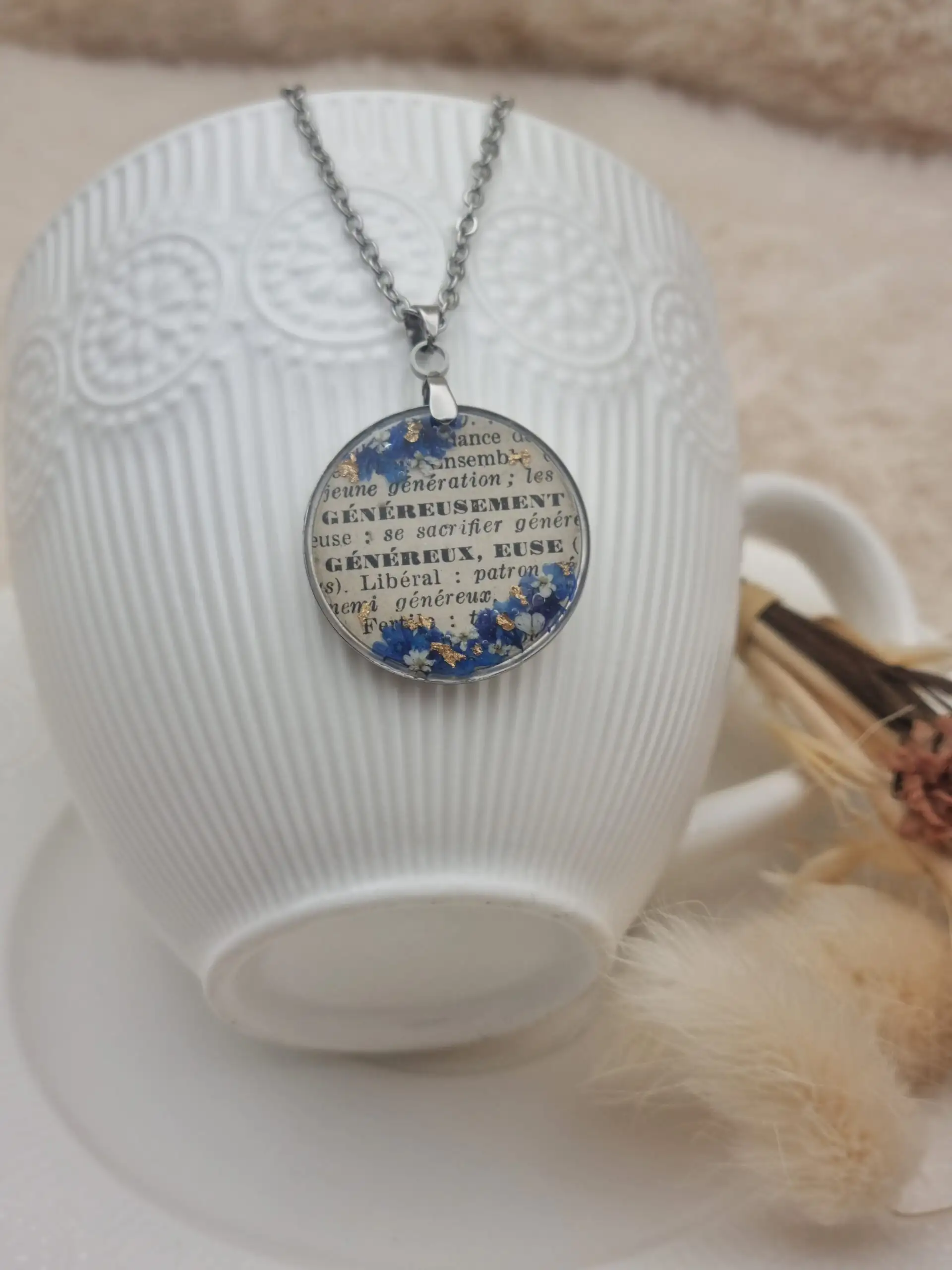 🌸 Pendentifs Poétiques - Mots Doux - Généreux-euse 🌸 – Image 6