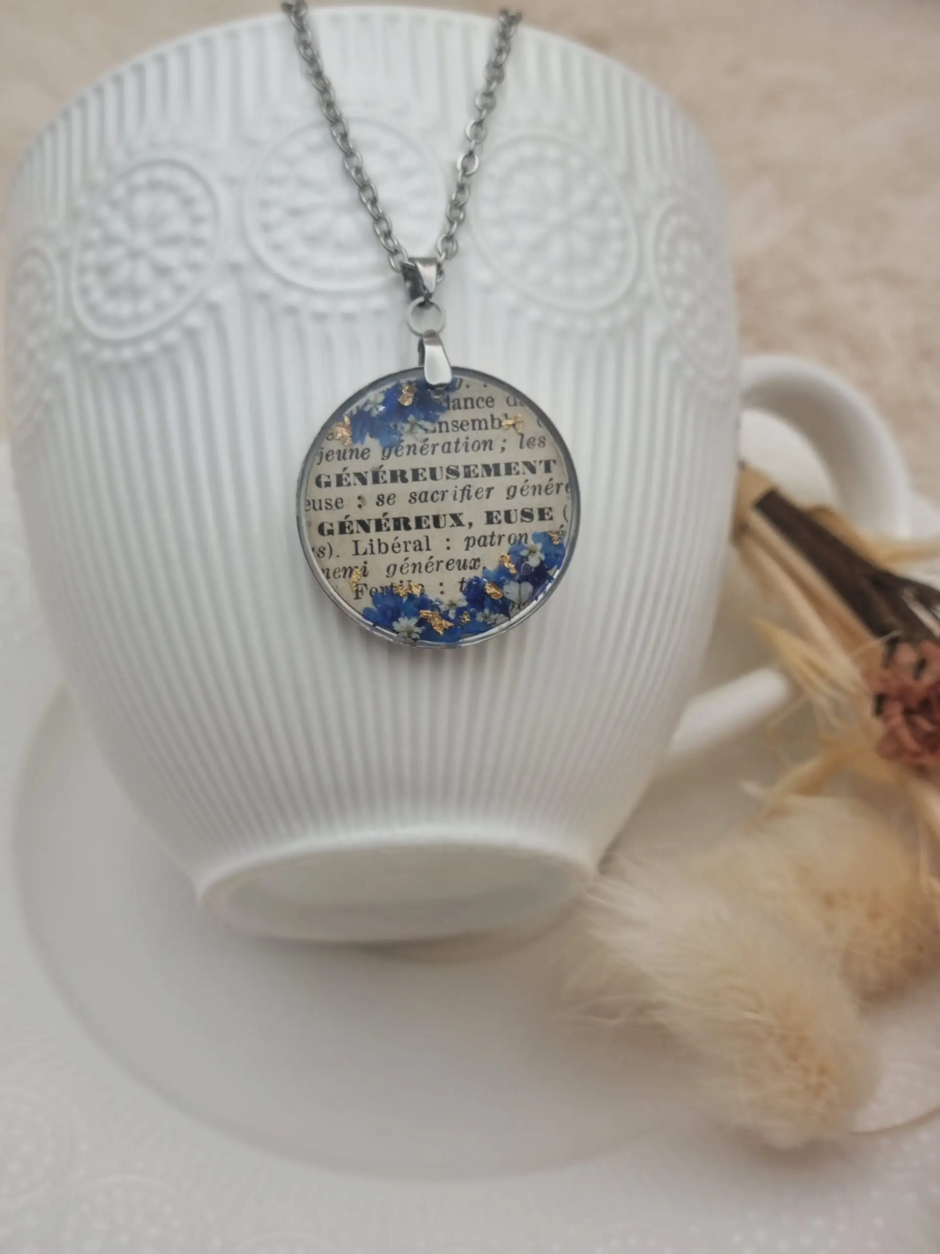 🌸 Pendentifs Poétiques - Mots Doux - Généreux-euse 🌸 – Image 5