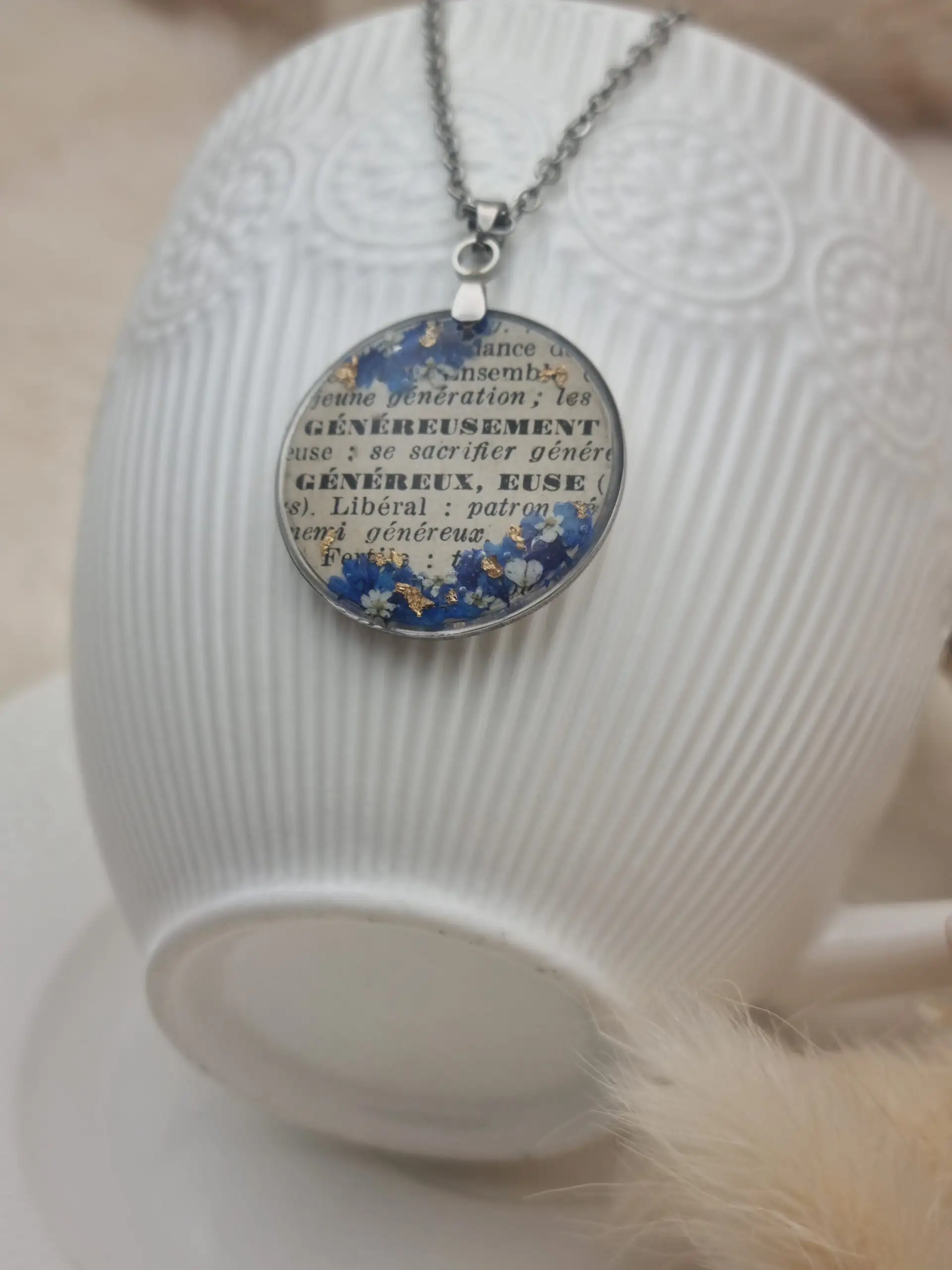 🌸 Pendentifs Poétiques - Mots Doux - Généreux-euse 🌸 – Image 3