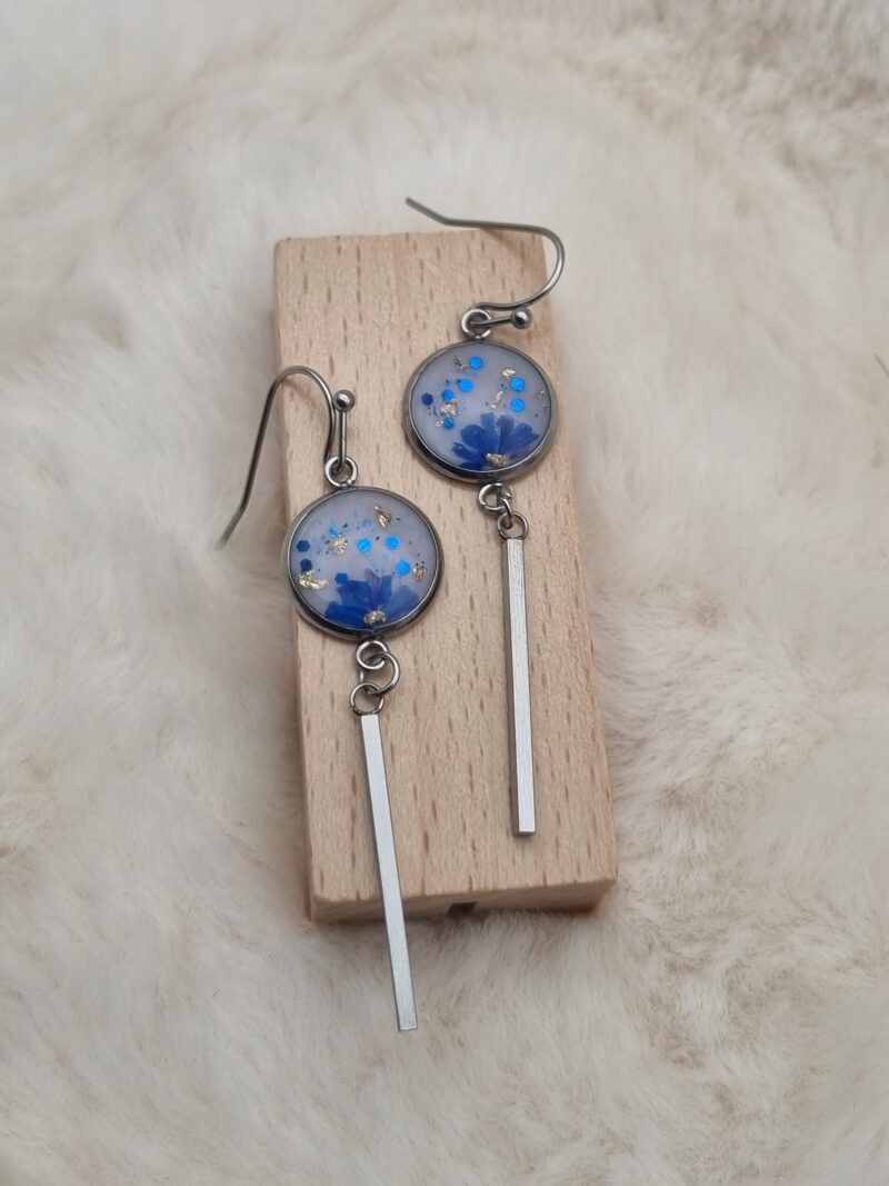 ✨ Boucles d'oreilles Cabochons Pendantes - L'élégance discrète à porter au quotidien ! ✨