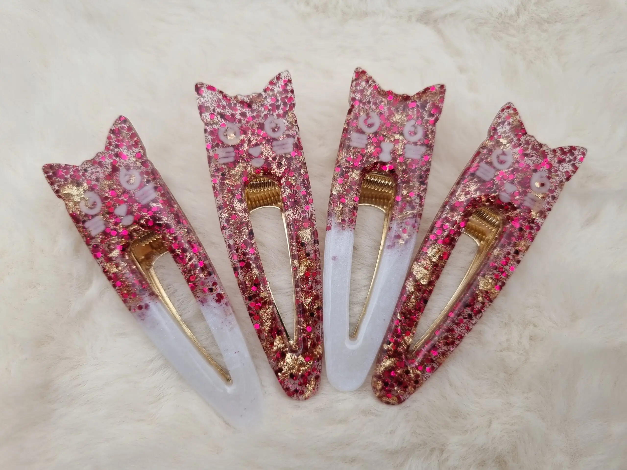 Barrette Fantaisie Tête de Chat pour Enfant 🐱 – Image 4