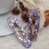 ✨ Barrette Cheveux Triangle Arrondie
