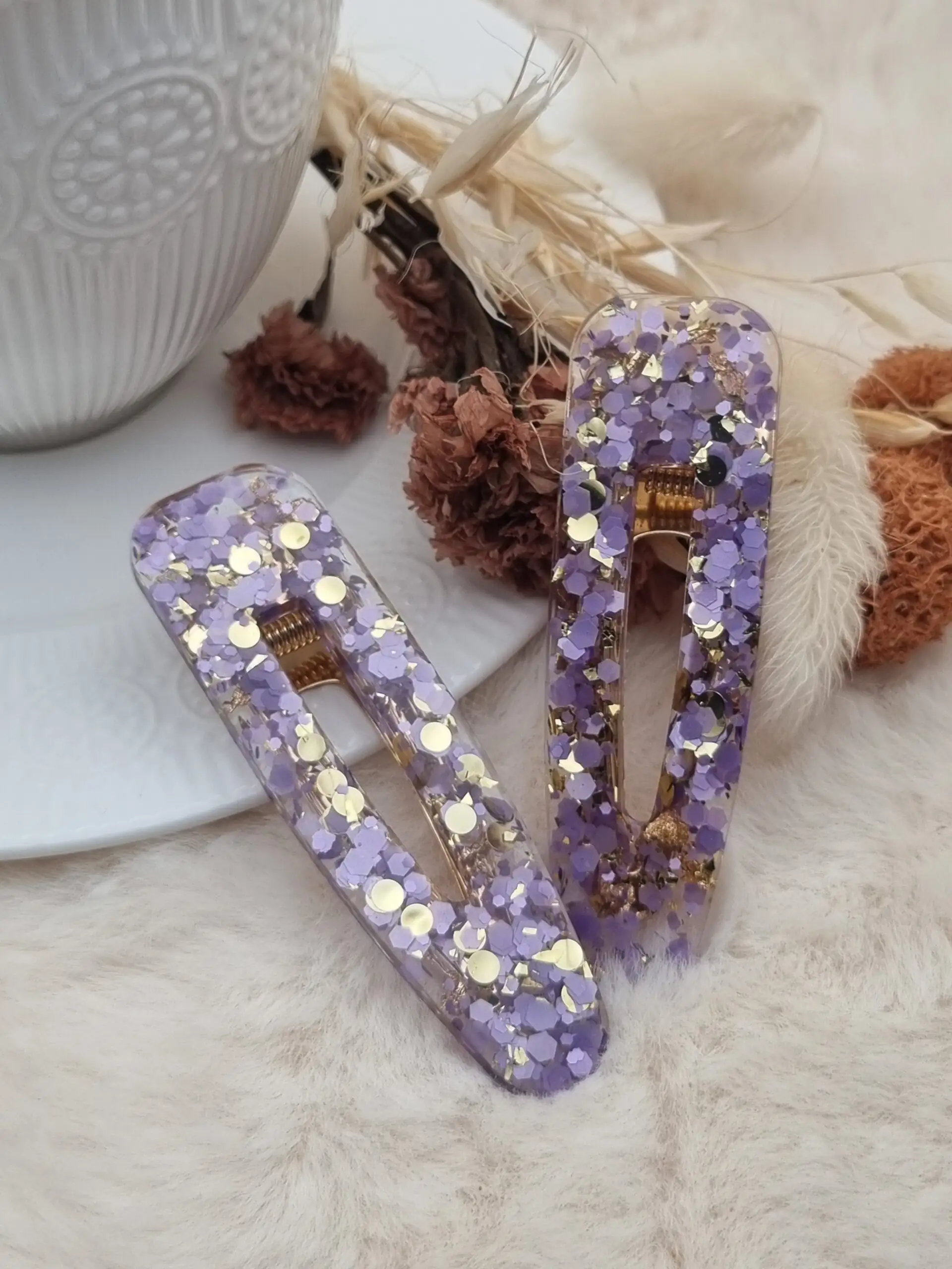 ✨ Barrette Cheveux Triangle Arrondie