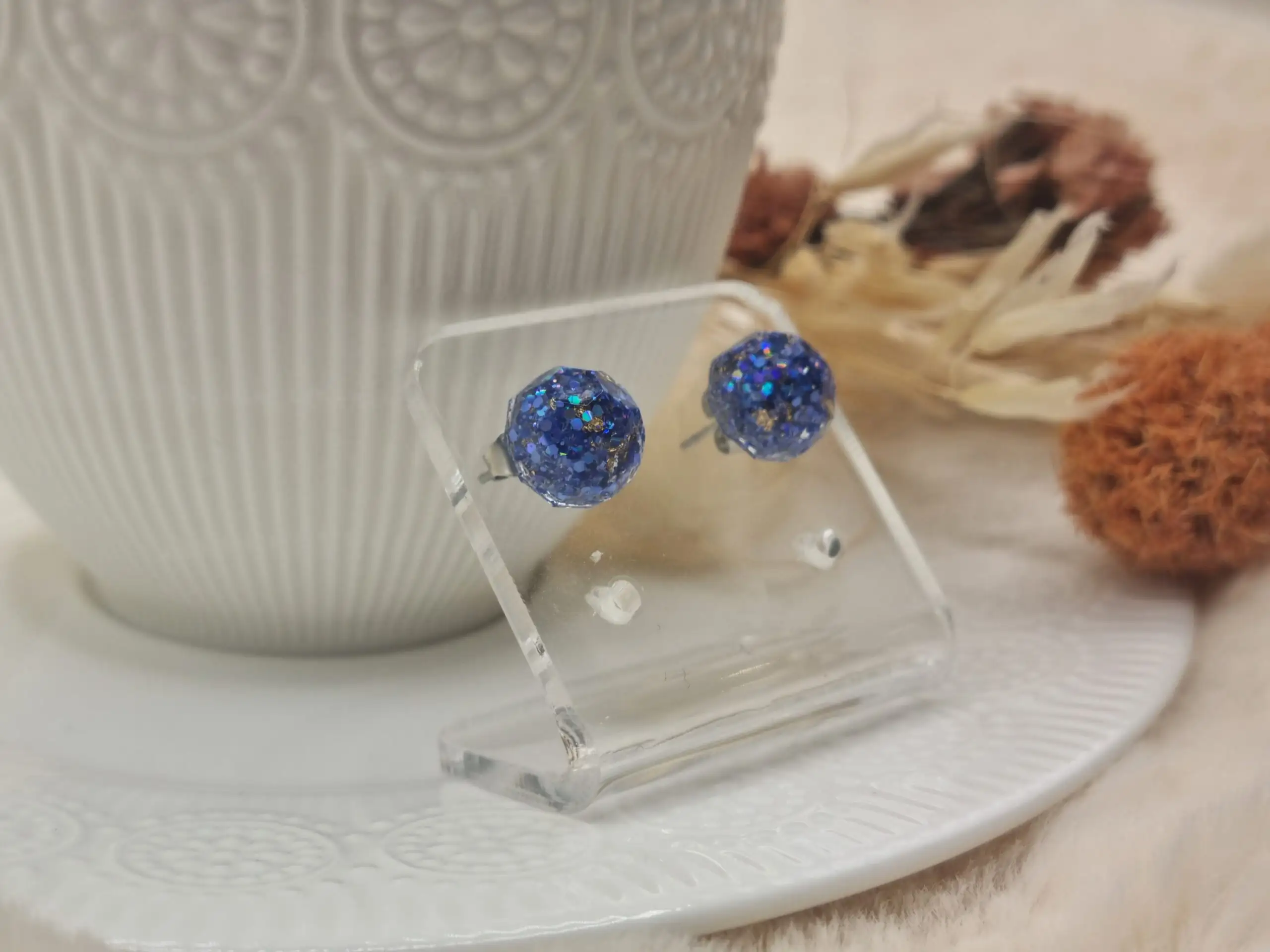 🌟 Puces d’oreilles à facettes - Élégance discrète 💎 – Image 3