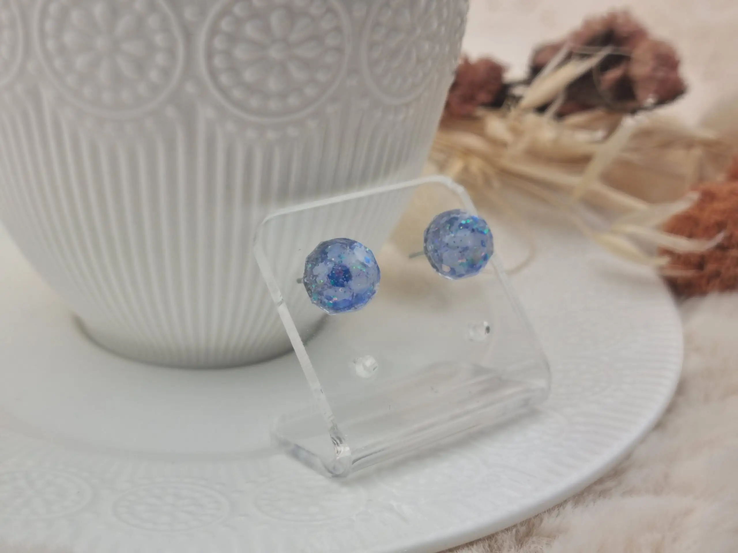 🌟 Puces d’oreilles à facettes - Élégance discrète 💎 – Image 4