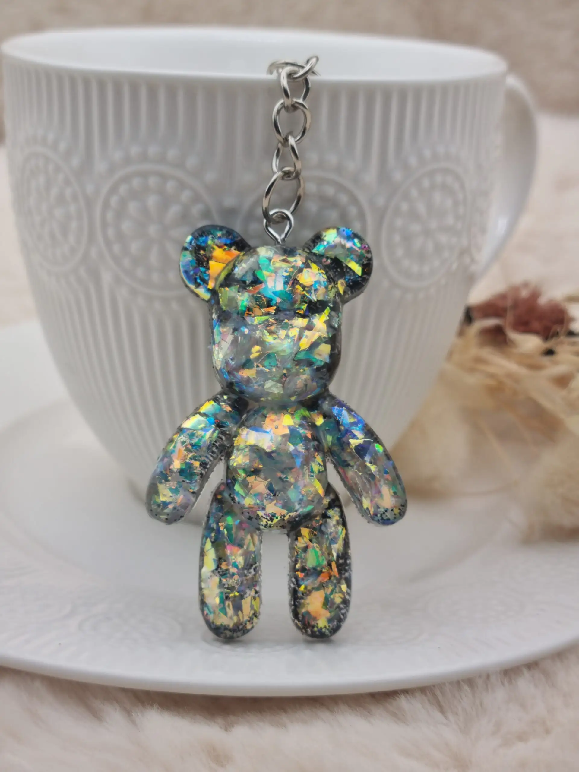 Porte-clé Ourson – L'accessoire tout en douceur 🐻✨