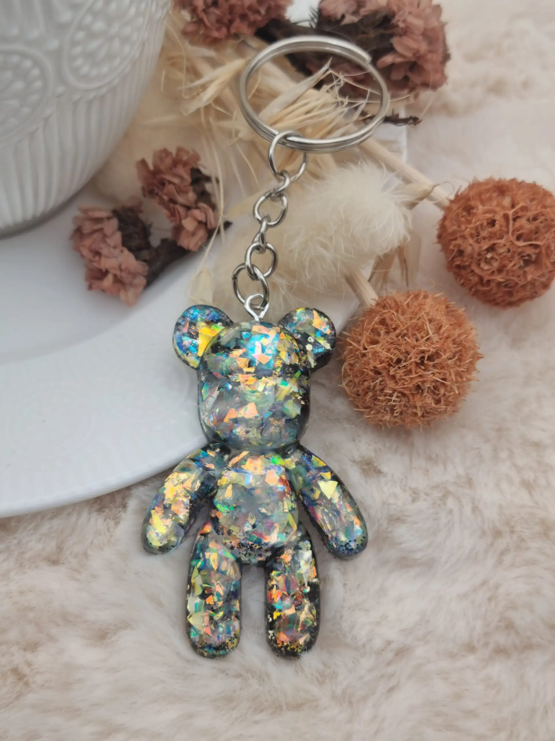 Porte-clé Ourson – L'accessoire tout en douceur 🐻✨ – Image 3