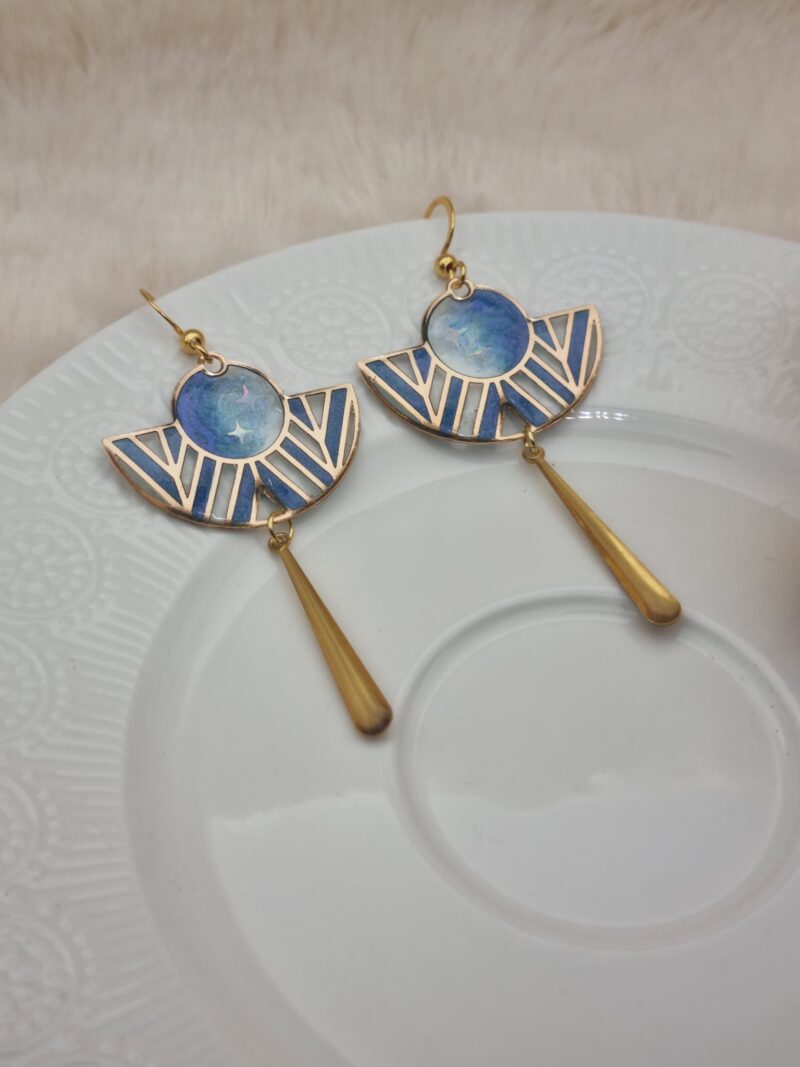 🌸 Boucles d’Oreilles Éventails 🌸 – Image 5