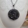 🌸 Pendentif rond « Akènes de Pissenlit » – Légèreté, Espoir et Renouveau ✨