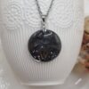 🌸 Pendentif rond « Akènes de Pissenlit » – Légèreté, Espoir et Renouveau ✨