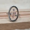 🌟 Bague Ovale Réglable 🌟