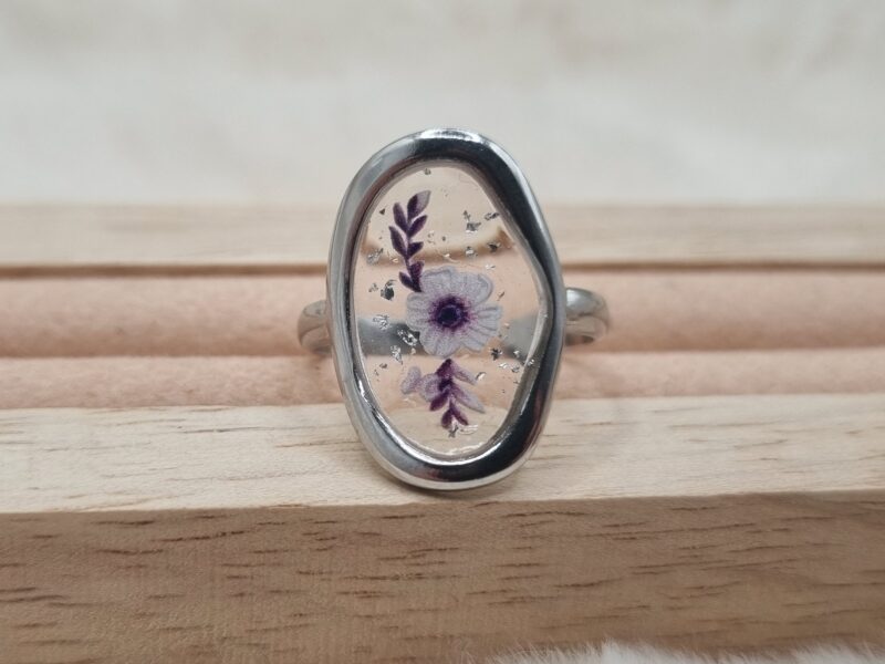 🌟 Bague Ovale Réglable 🌟
