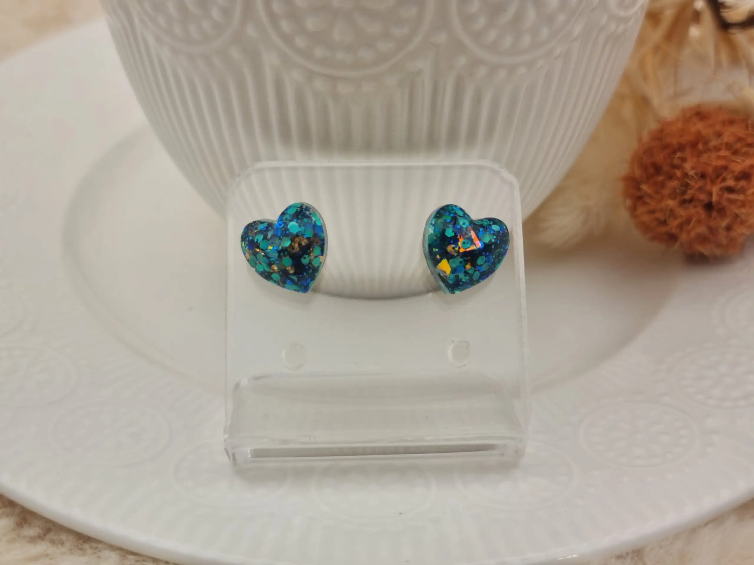 🌟 Puces d’oreilles à facettes - Élégance discrète ❤️