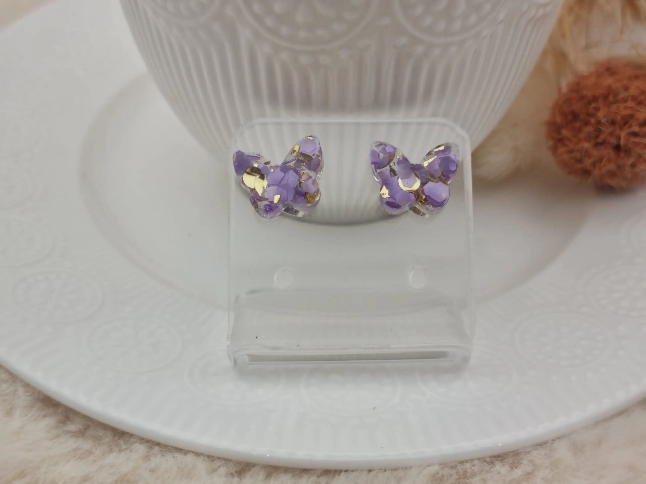 🌸 Puces d'oreilles Papillons – Élégance et Légèreté à Porter ! 🦋 – Image 2