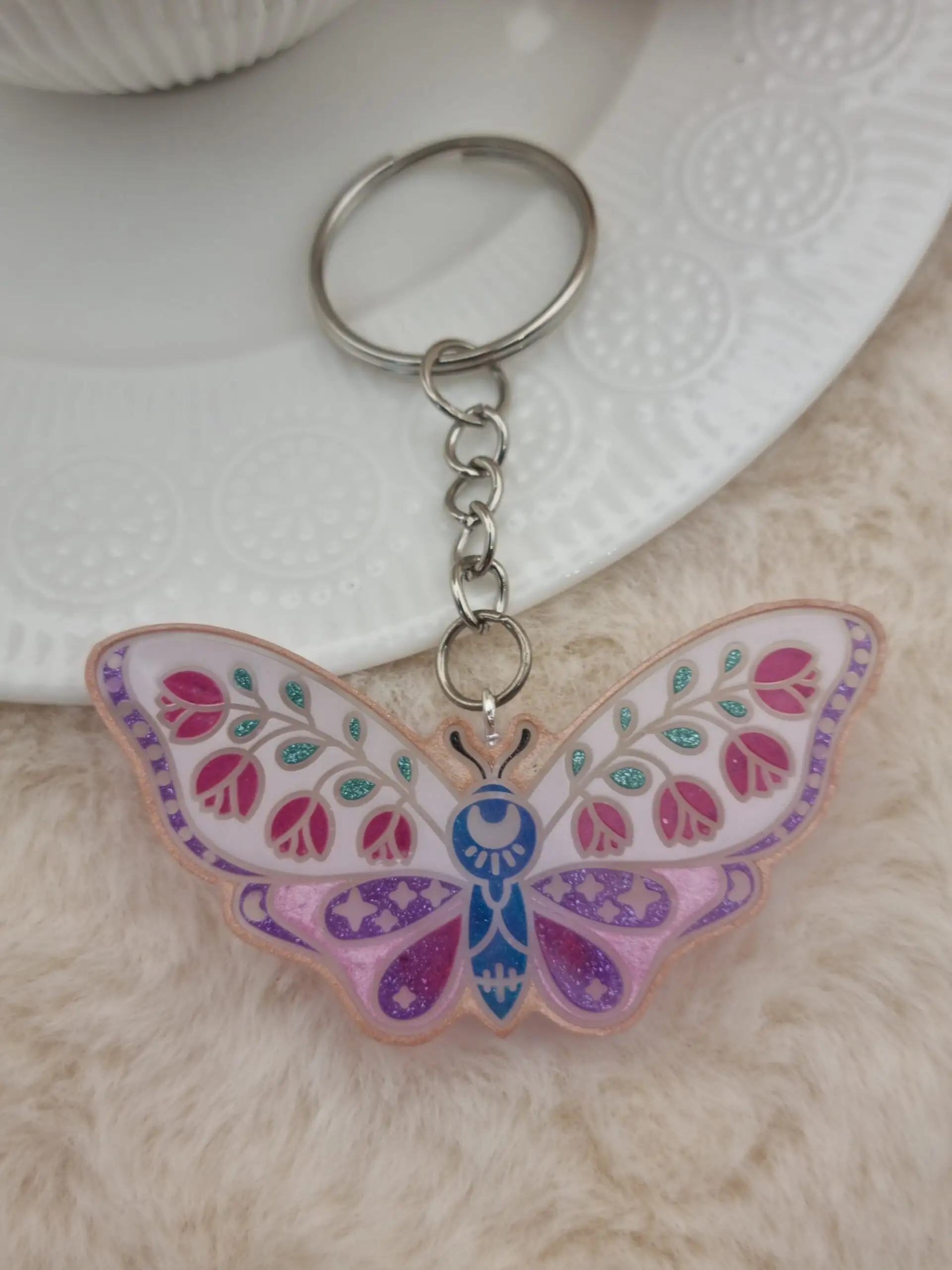 🦋 Porte-clé "Papillon" : Douceur et Élégance 🦋 – Image 3