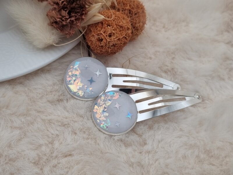 🌈 Barrettes - Grands Clips en Résine x2 🌈 – Image 2