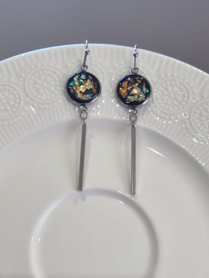 ✨ Boucles d'oreilles Cabochons Pendantes - L'élégance discrète à porter au quotidien ! ✨ – Image 4