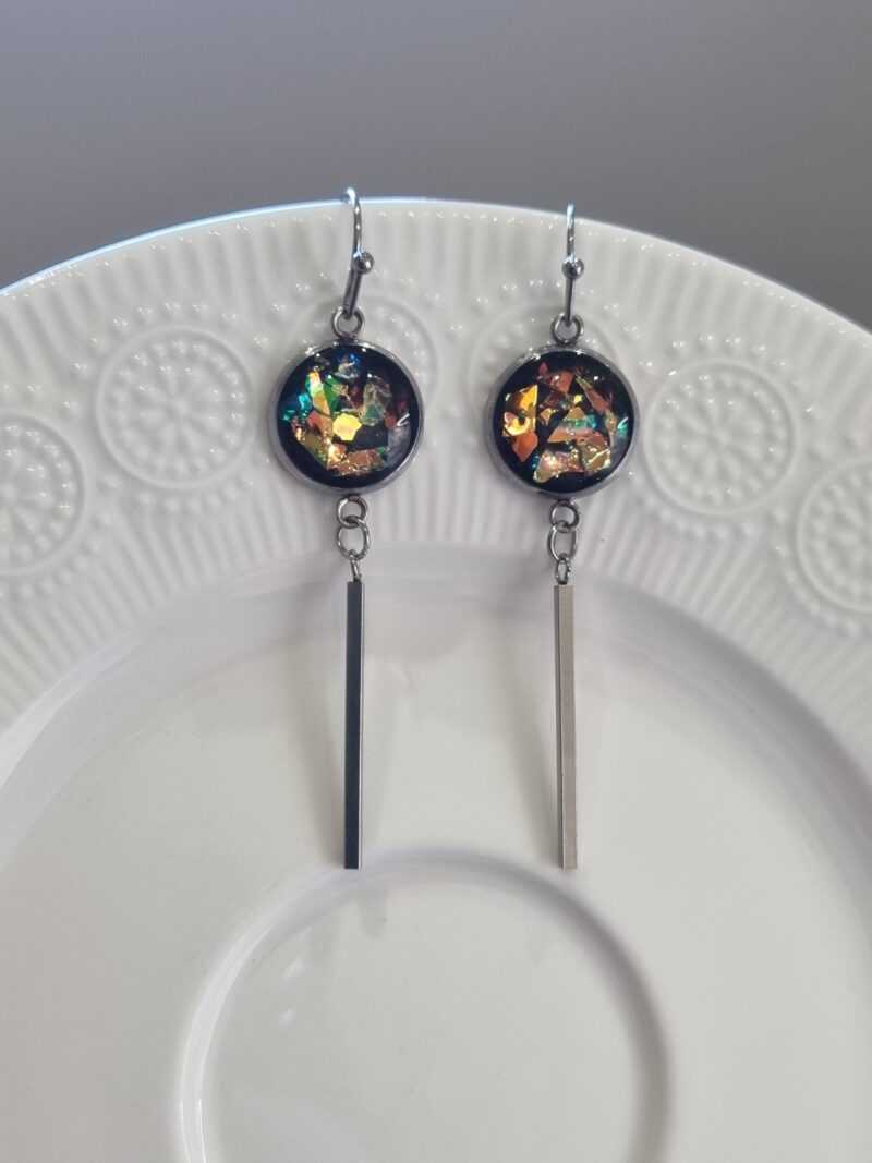 ✨ Boucles d'oreilles Cabochons Pendantes - L'élégance discrète à porter au quotidien ! ✨