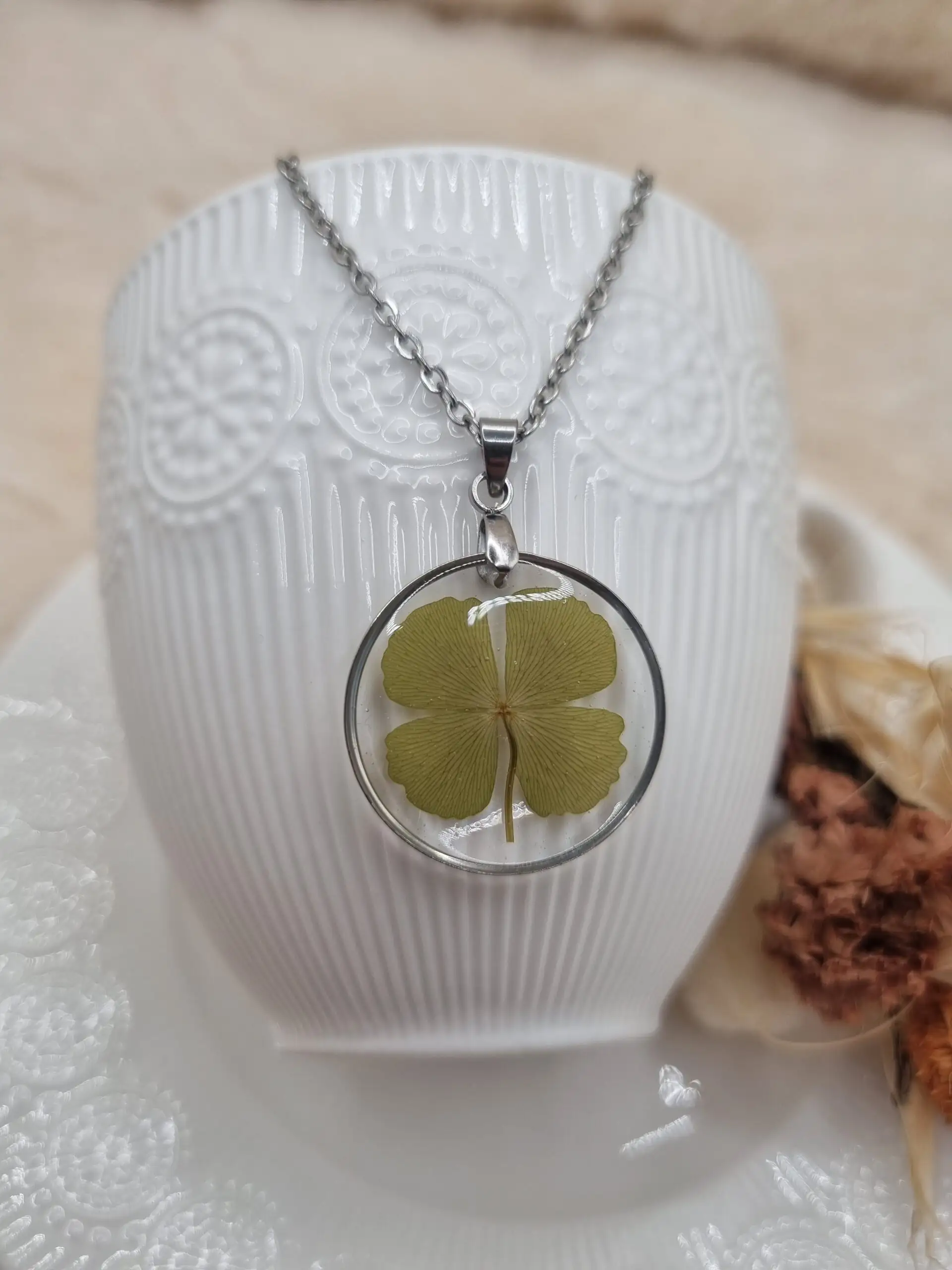🍀 Collier «Trèfle à 4 feuilles » – La chance à votre cou 🍀 – Image 2