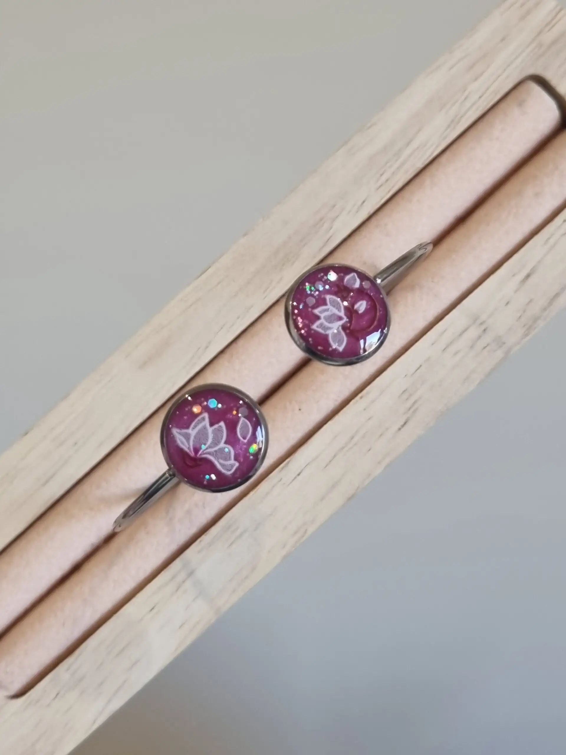 Bracelet réglable en Acier Inoxydable - Double Cabochons 🌟 – Image 2