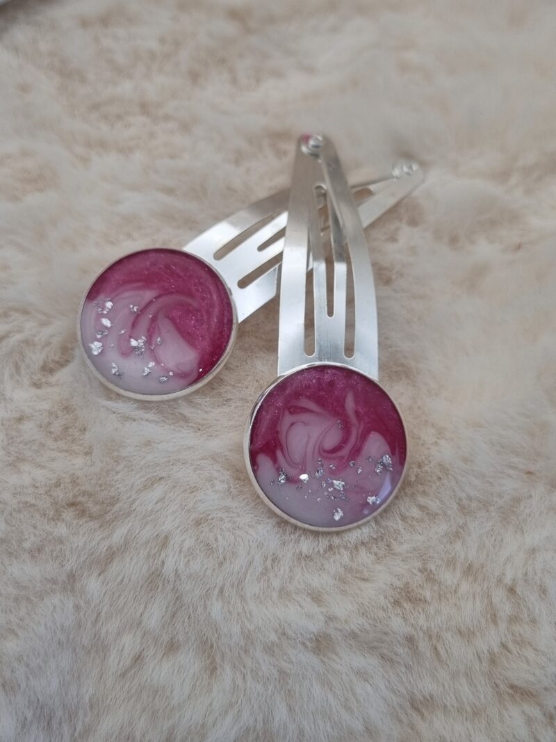 🌈 Barrettes - Grands Clips en Résine x2 🌈